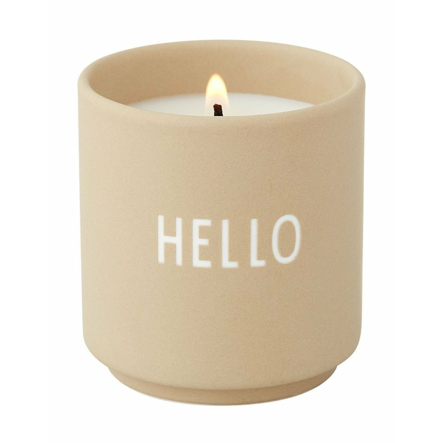 [product_category]-Design Letters Scented Candle Love Small, Beige-Design Letters-5710498187569-10107000BEIGEHELLO-DES-1