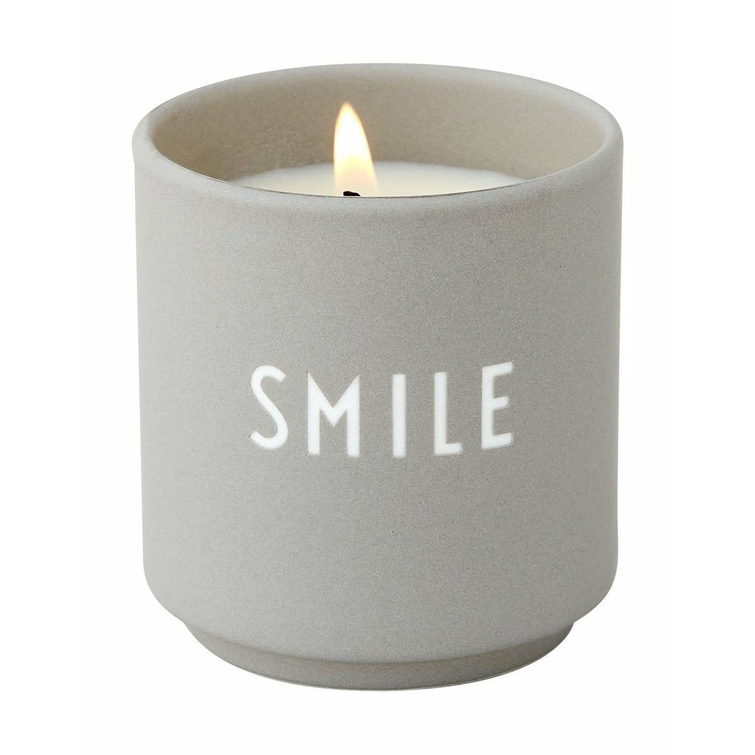 [product_category]-Design Letters Scented Candle Smile Small, Cool Gray-Design Letters-5710498187545-10107000CLGRSMILE-DES-1