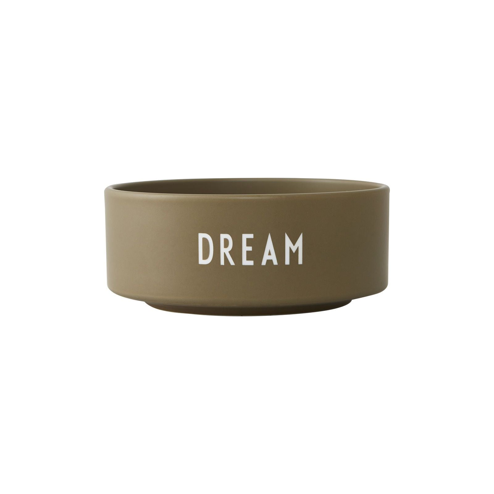 [product_category]-Design Letters Snack Bowl Made Of Porcelain, Olive-Design Letters-5710498189983-10204010OLIVEDREAM-DES-1