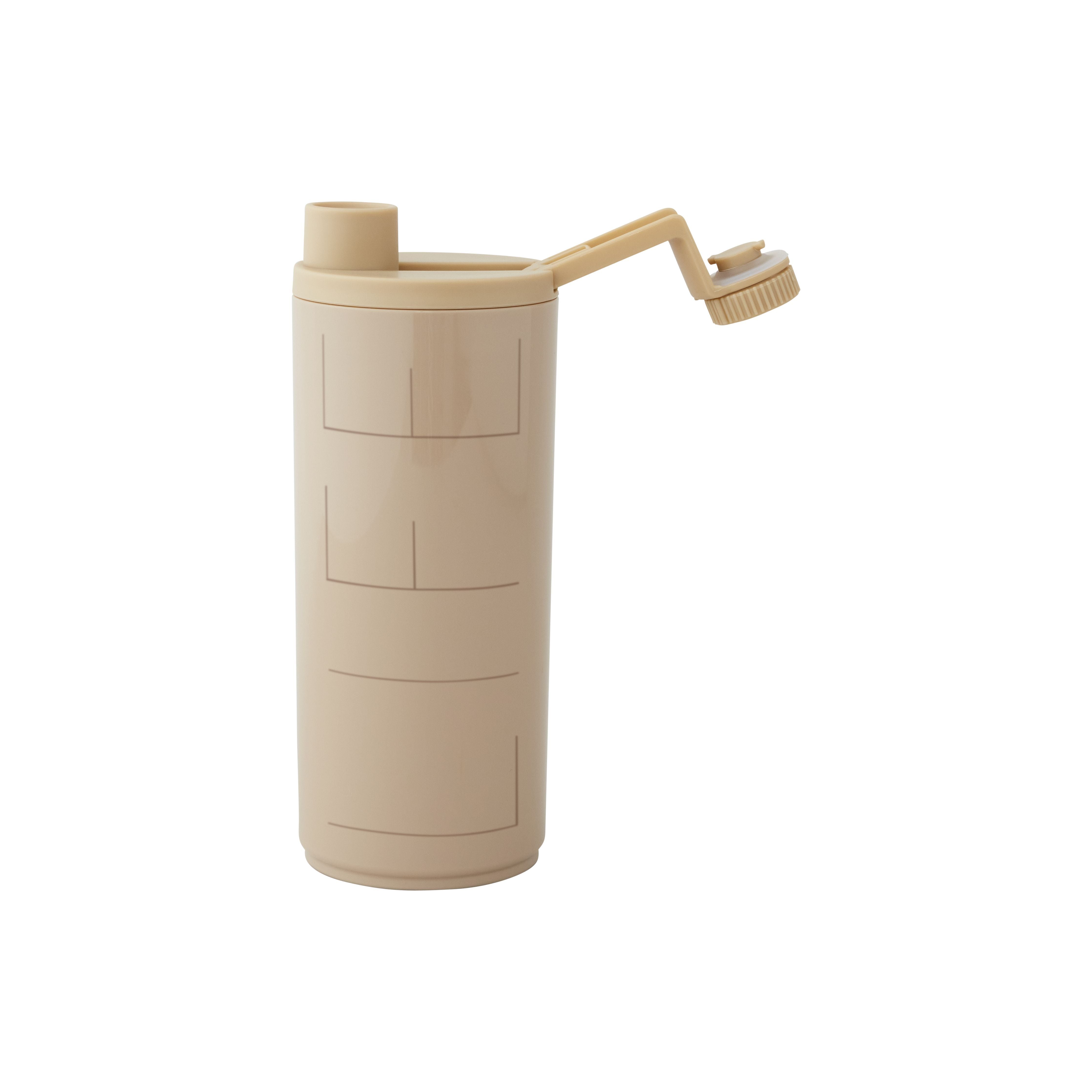 [product_category]-Design Letters Sports Bottle 500 Ml, Beige-Design Letters-5710498188887-30101020BEIGELIFE-DES-2