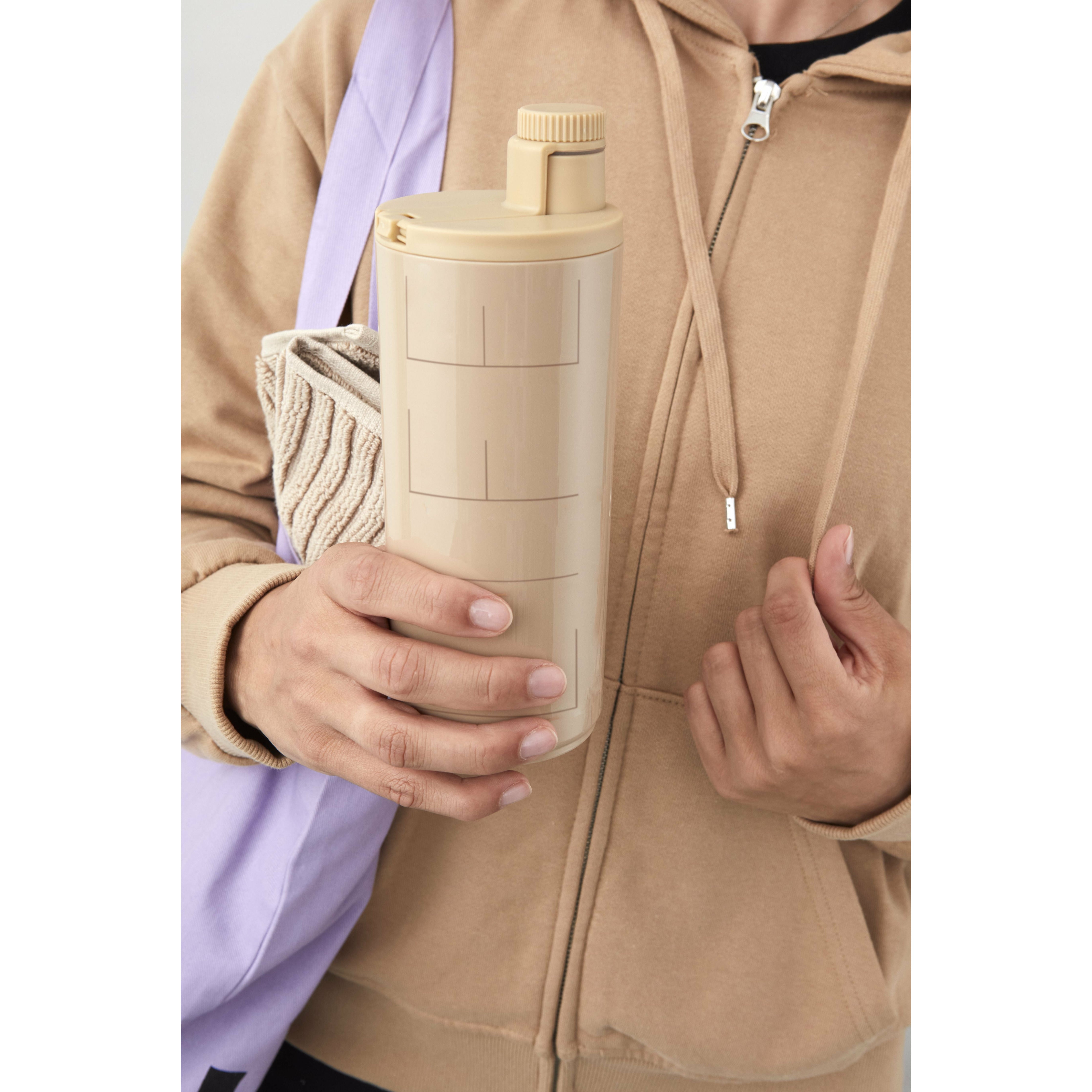 [product_category]-Design Letters Sports Bottle 500 Ml, Beige-Design Letters-5710498188887-30101020BEIGELIFE-DES-7