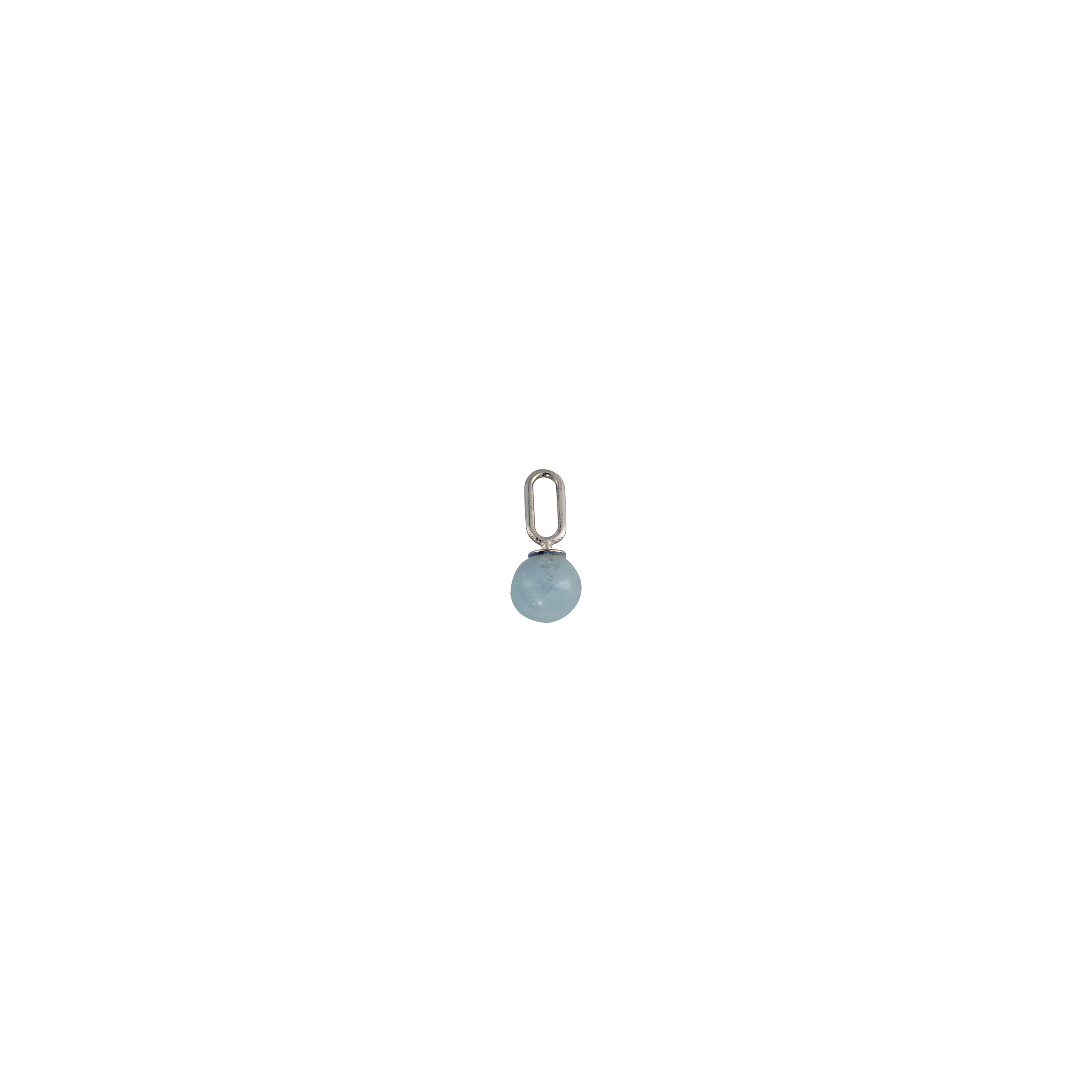 [product_category]-Design Letters Stone Drop Pendant 5 Mm 925 Sterling Silver, Aquamarine Blue-Design Letters-5710498190422-90302024AQUAMARINE-DES-1