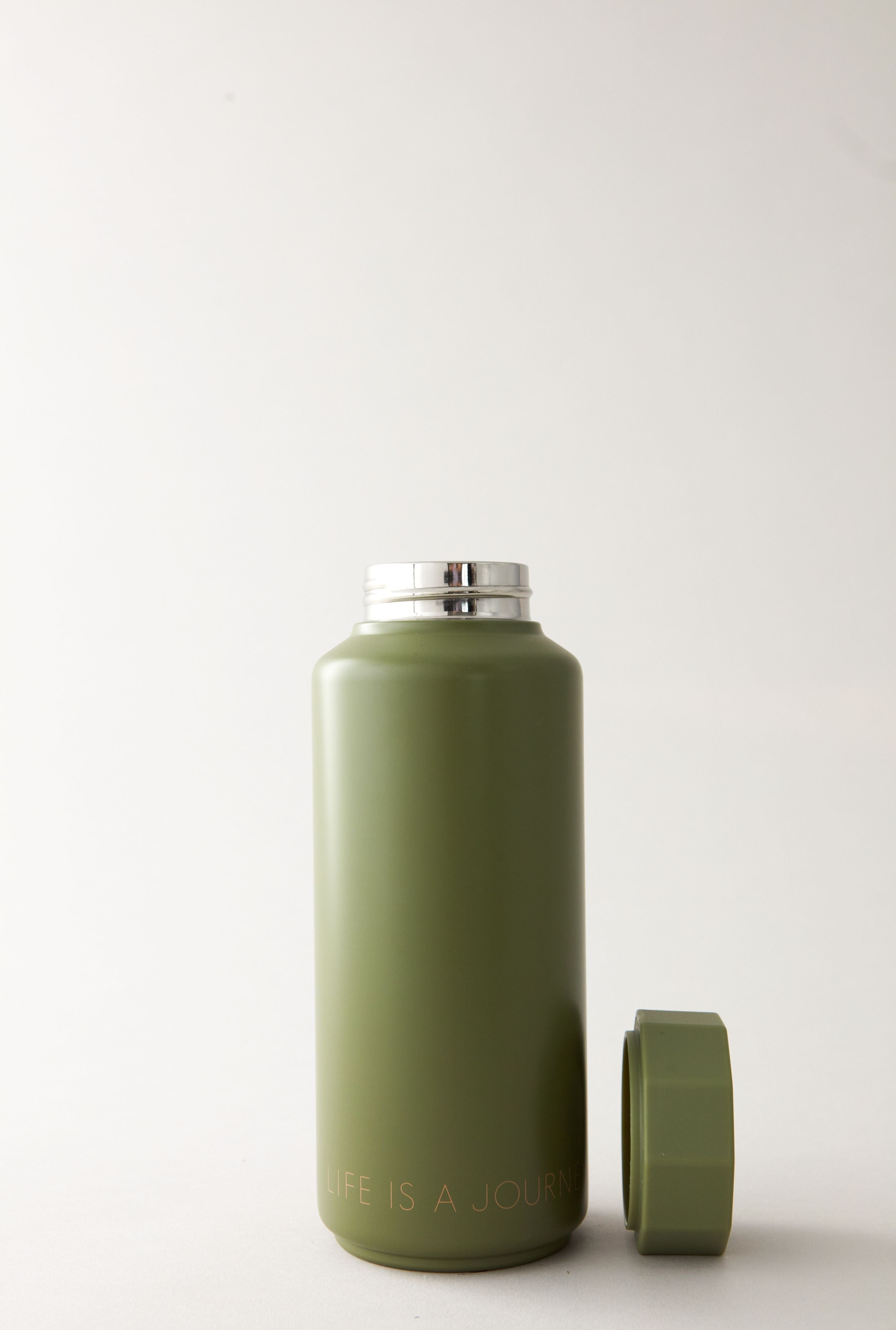 [product_category]-Design Letters Tone On Tone Thermo Bottle, Forest Green-Design Letters-5710498191450-30100105FGLIFEIS-DES-2
