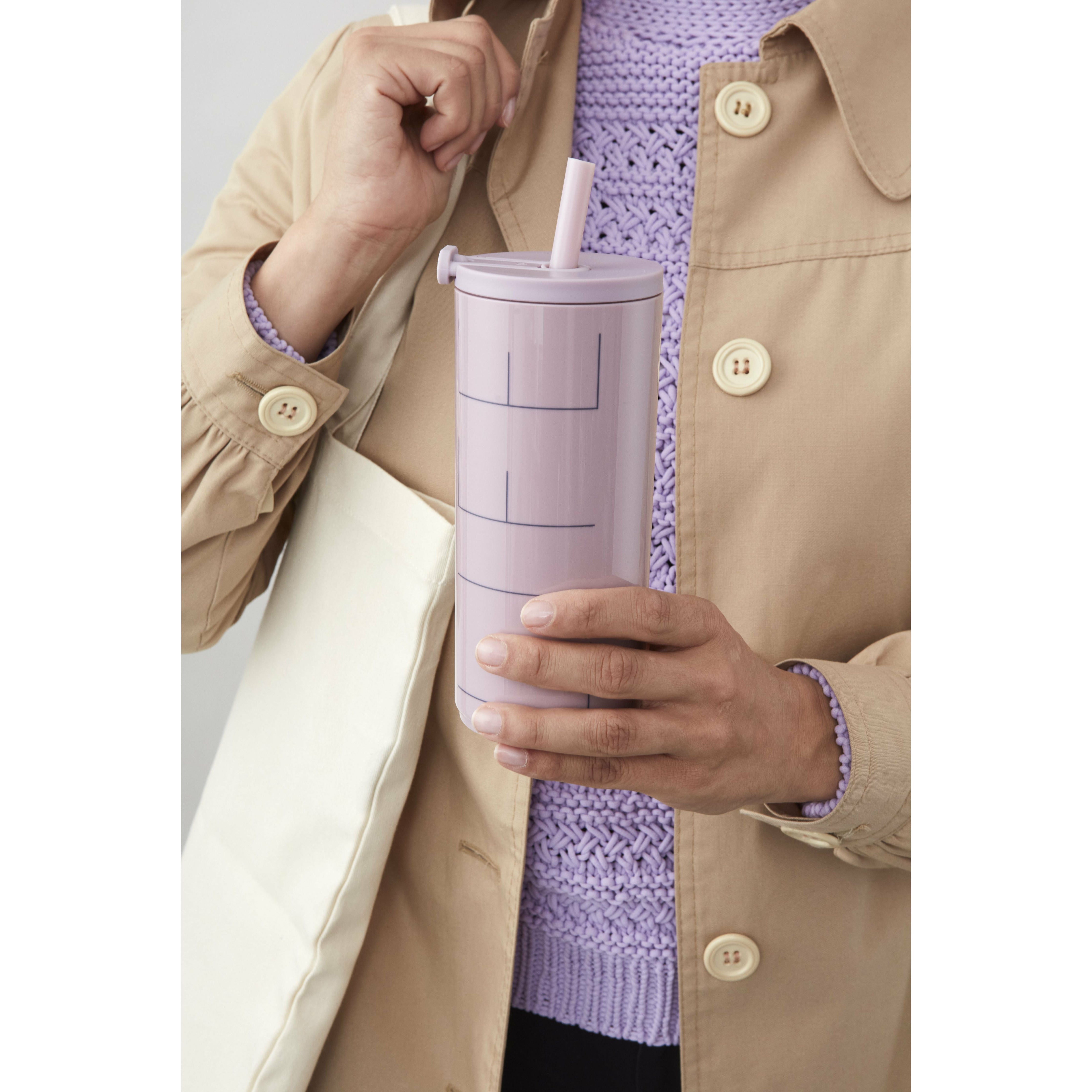 [product_category]-Design Letters Travel Straw Bottle 500 Ml, Lavender-Design Letters-5710498188955-30101018LAVENLIFE-DES-8