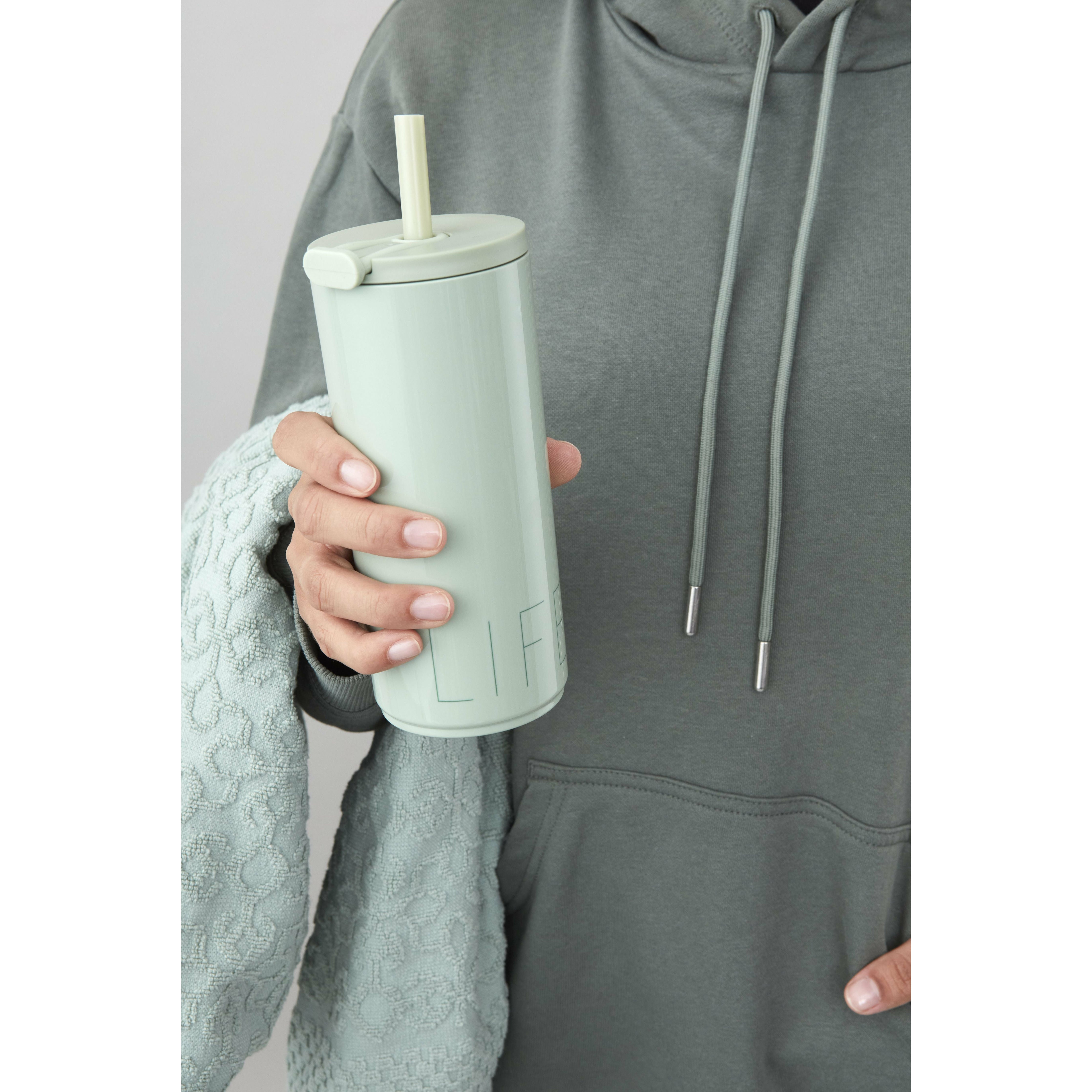 [product_category]-Design Letters Travel Straw Bottle 500 Ml, Light Grass 端 N-Design Letters-5710498188931-30101018GREENLIFE-DES-6