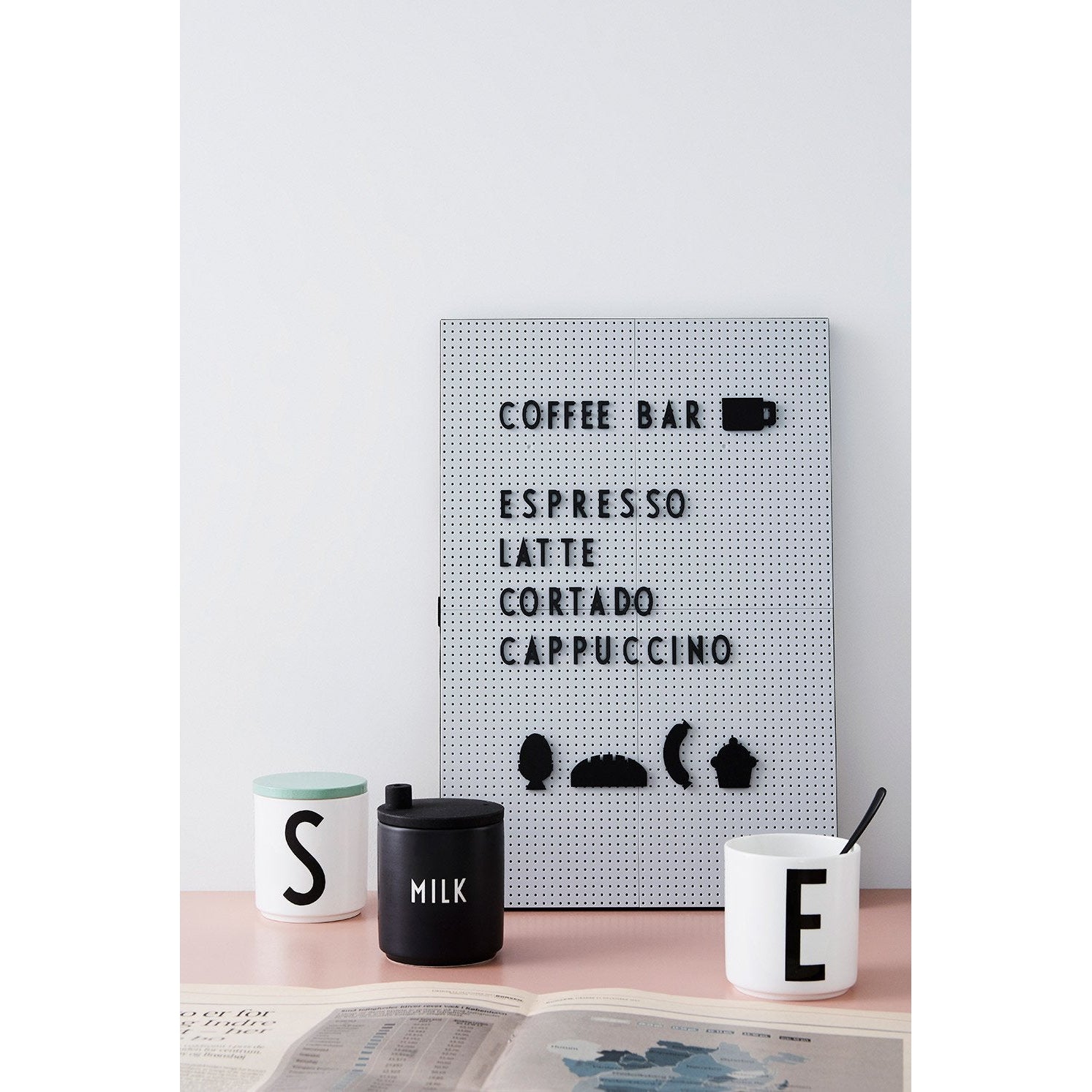 Design Letters Wall Dark Gray, Medium