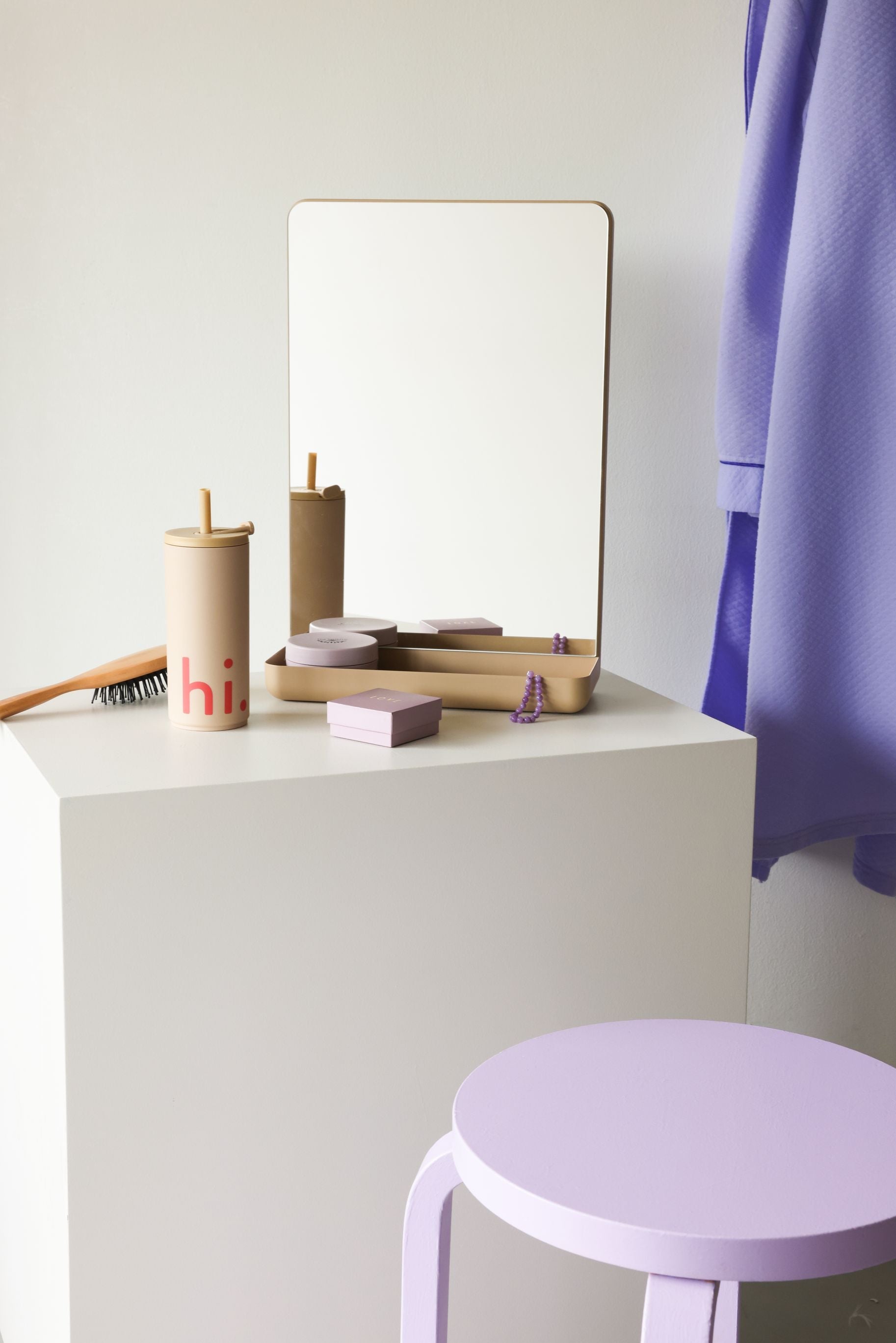 [product_category]-Design Letters Wall Mirror Mirror Shelf, Beige-Design Letters-5710498196981-10101301BEIGE-DES-4