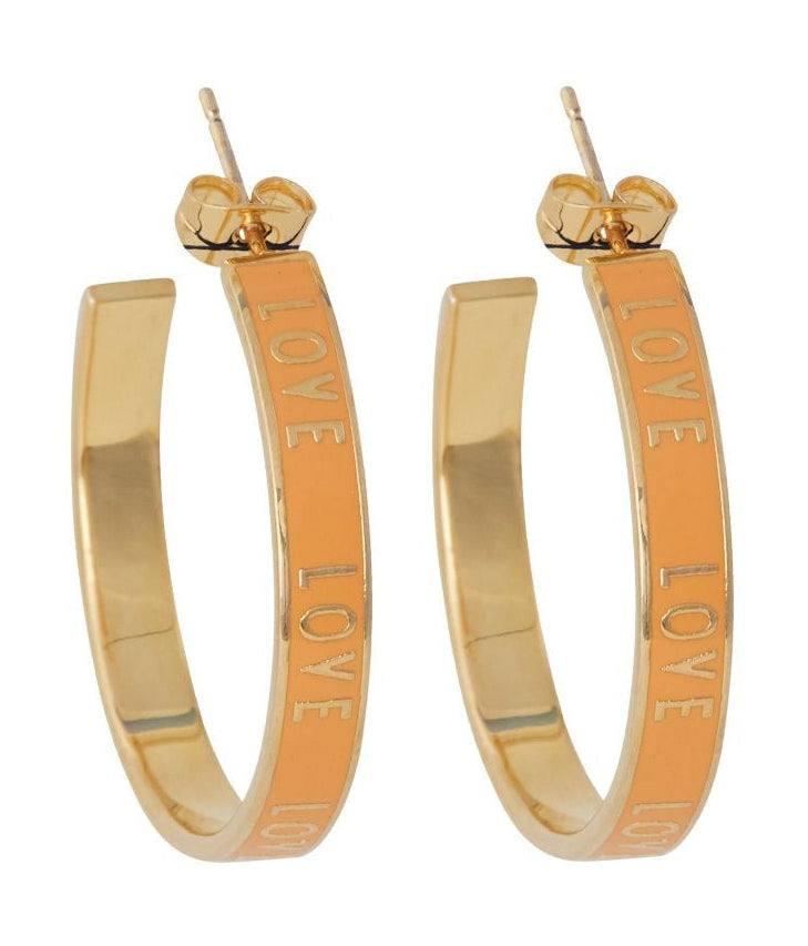 [product_category]-Design Letters Word Candy Earrings 35mm 2 P Cs, Love/Orange-Design Letters-5710498192969-90405002ORANGELOVE-DES-1
