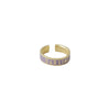Design Letters Word Candy Ring Darling Brass guldbelagt, violet