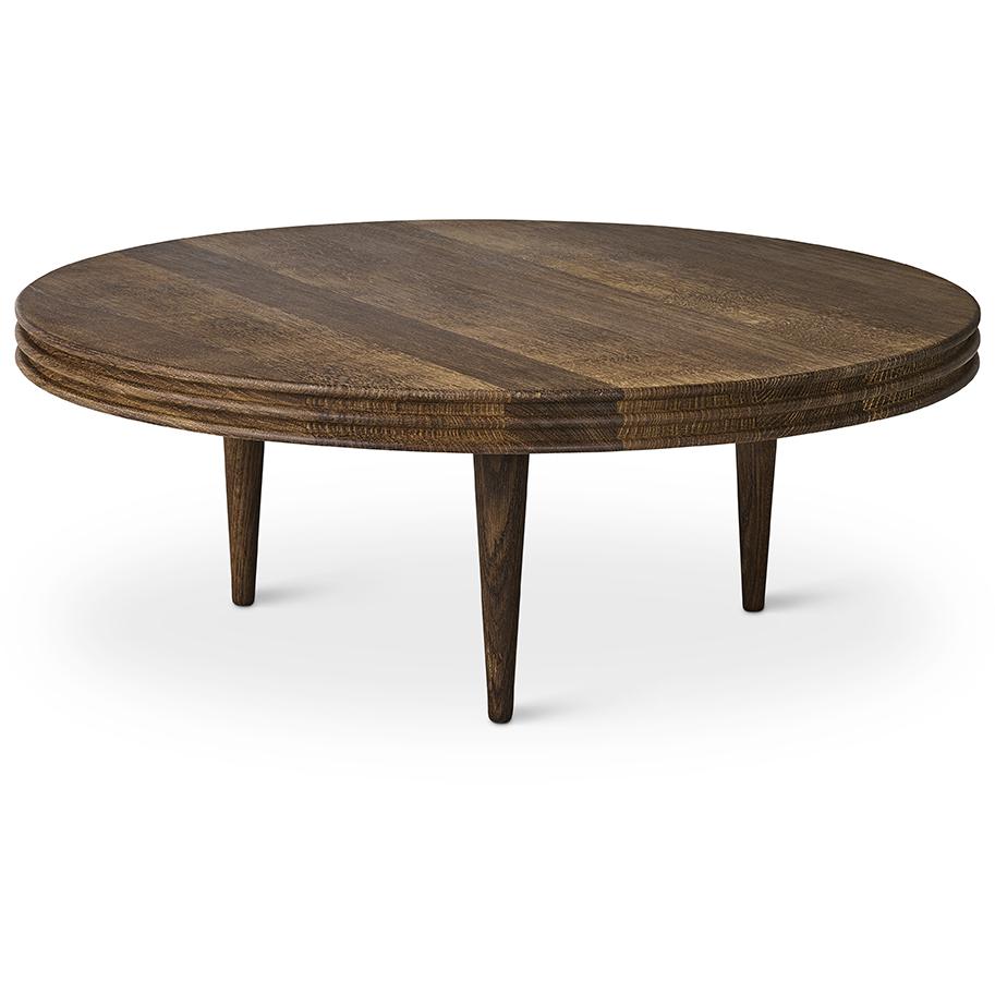 [product_category]-Dk3 Groove Three Legged Side Table Oak Smoked, øx H 60x45 Cm-DK3-5714615025611-GC-60-45-SO-OI-DK3-3