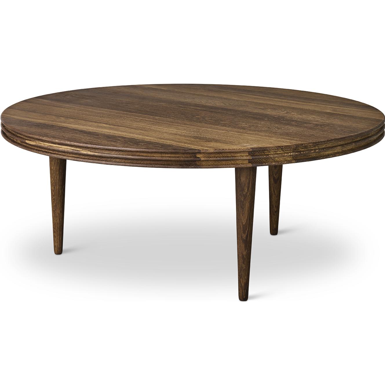 [product_category]-Dk3 Groove Three Legged Side Table Oak Smoked, øx H 80x45 Cm-DK3-5714615025796-GC-80-45-SO-OI-DK3-1