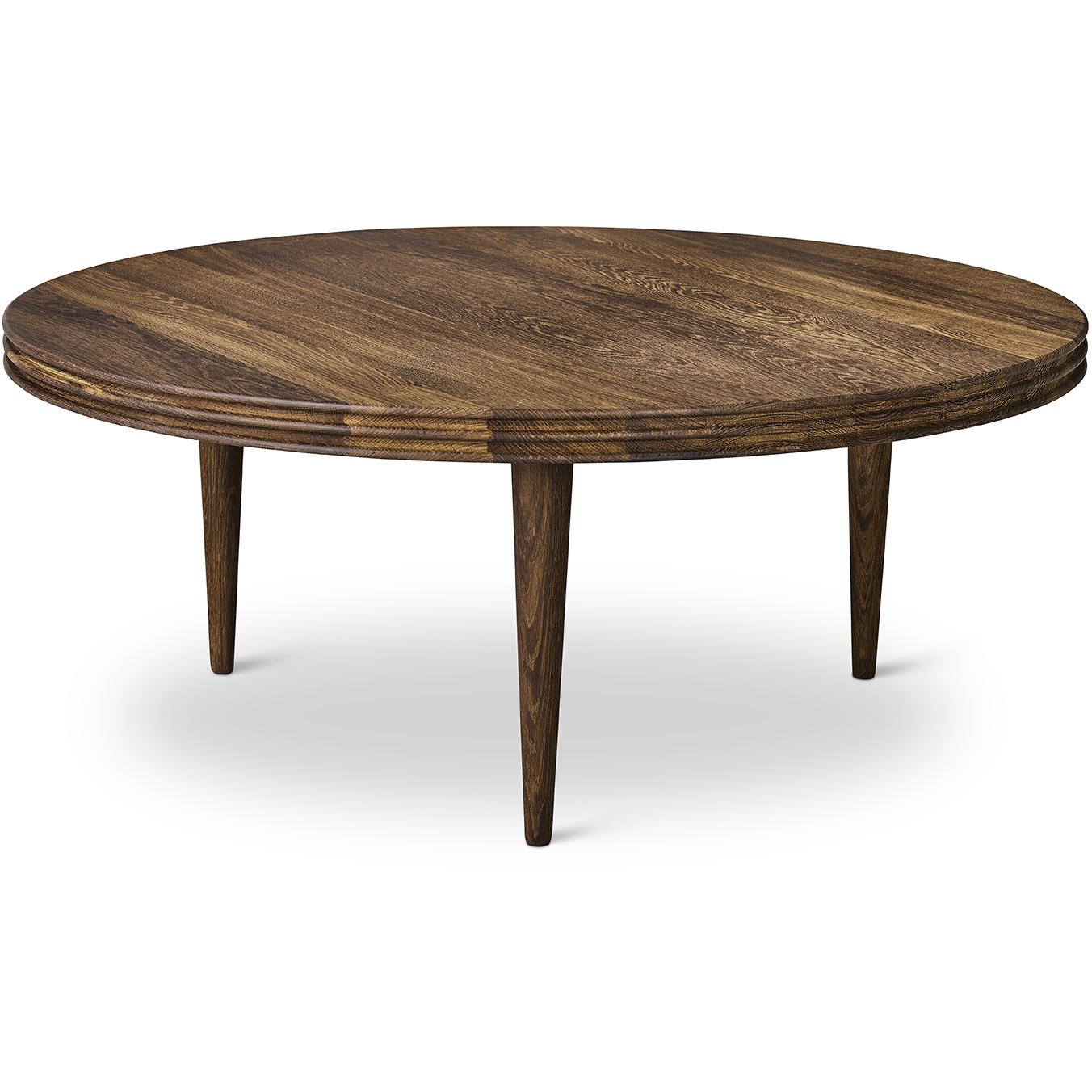 [product_category]-Dk3 Groove Three Legged Side Table Oak Smoked, øx H 80x45 Cm-DK3-5714615025796-GC-80-45-SO-OI-DK3-2
