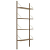 Dk3 Royal System Shelf Walnut Oiled/Brass, 30x83x204 cm
