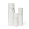 Dottir Pipanella Flock Clean Linen Vase Set på 3 (Mini/Lille/Stor)