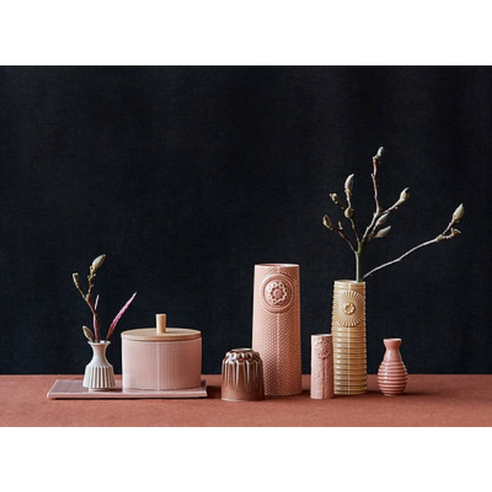 [product_category]-Dottir Pipanella Lines Vase Dusty Rose, 15,2cm-Dottir-5712466005400-11316-DOT-4