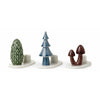Dottir Winter Stories Flock Mushroom Candle Holder