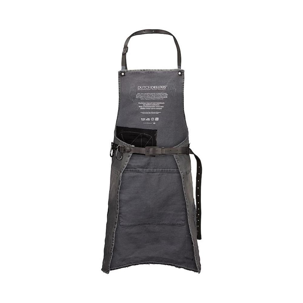 Dutchdeluxes Forklæde i BBQ -stil ulykkelig denim, grå