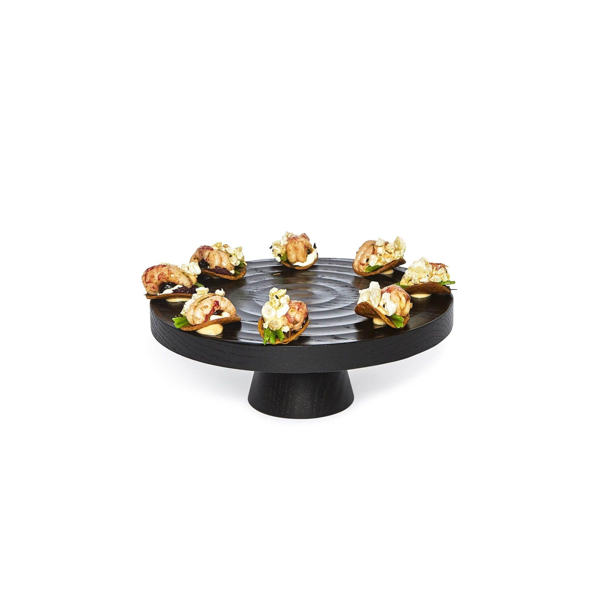 Dutchdeluxes Kage stand mørk eg, Ø 20 cm