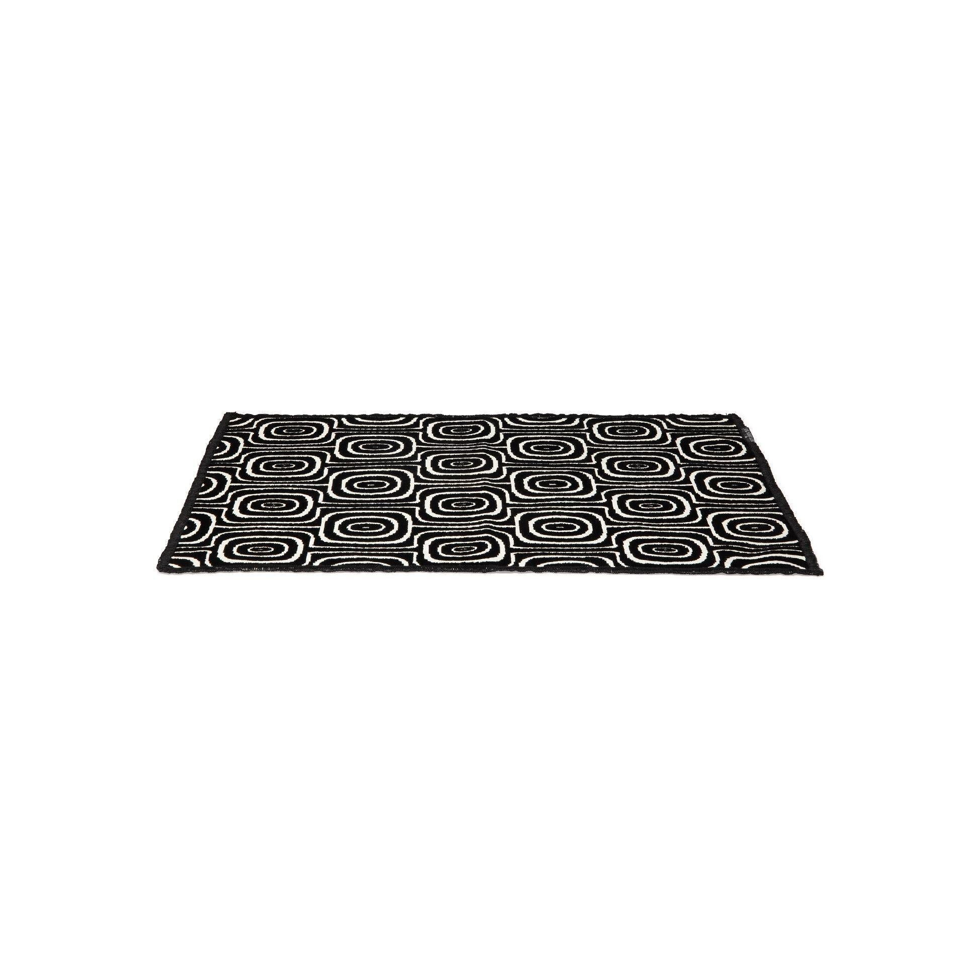 Dutchdeluxes Placemat Set Of 4 Black & White, Monkey Eyes