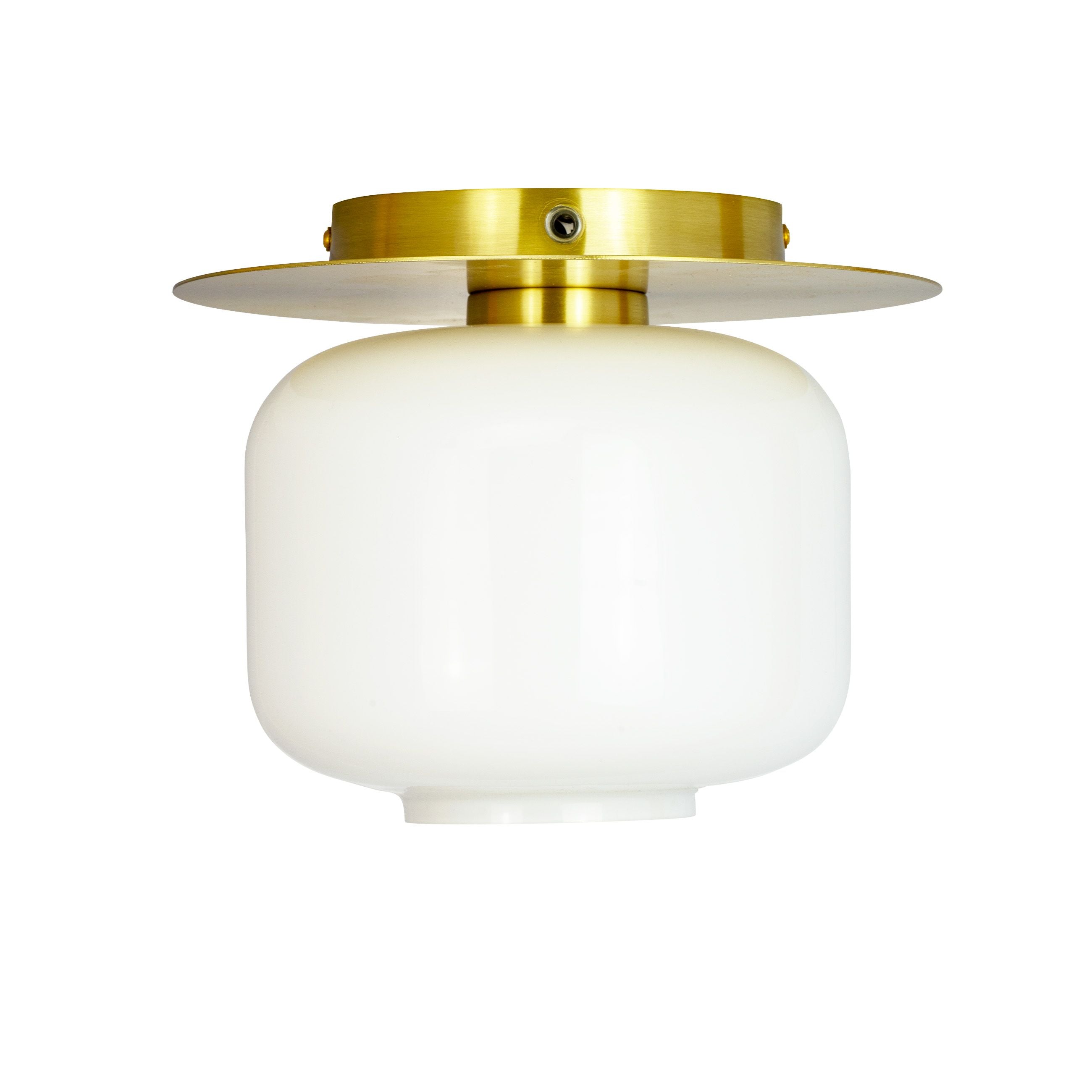 [product_category]-Dyberg Larsen Arp Ceiling Lamp, Opal/Brass-Dyberg Larsen-5704709082590-8259-DYB-1