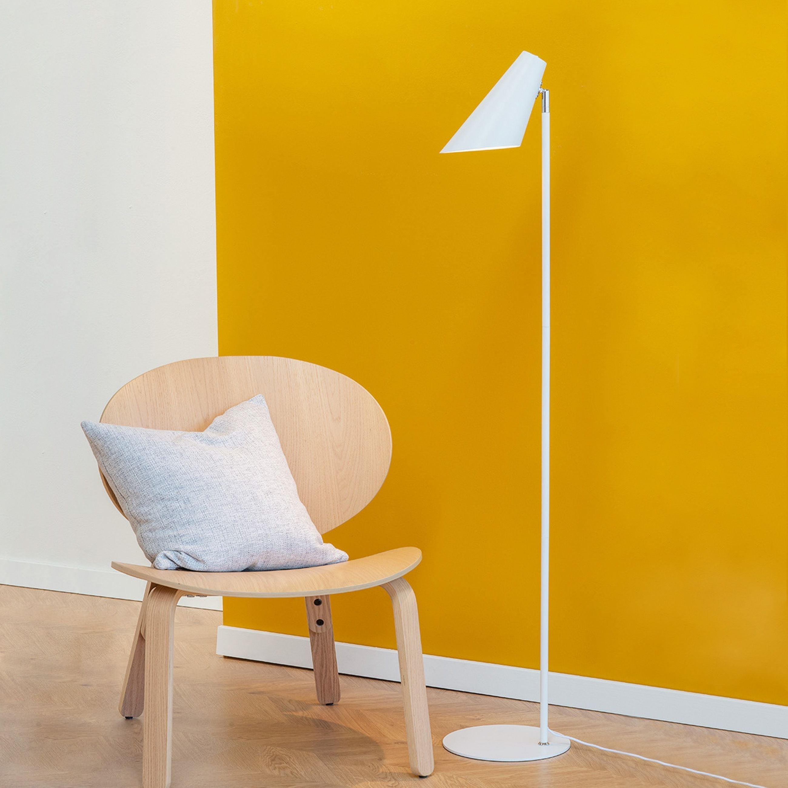 [product_category]-Dyberg Larsen Cale Floor Lamp, White-Dyberg Larsen-5704709070870-7087-DYB-5