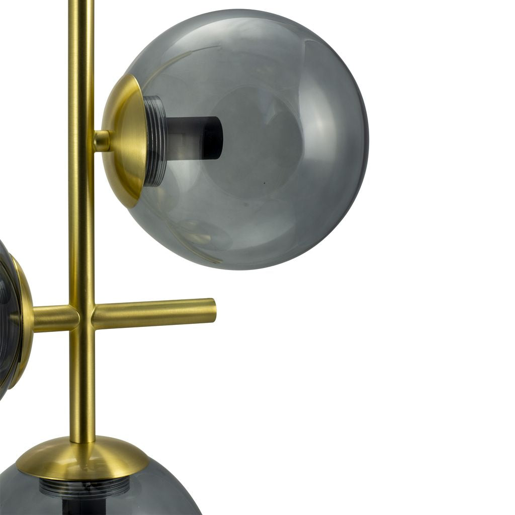[product_category]-Dyberg Larsen Como Pendant, Smoked Glass/Brass-Dyberg Larsen-5704709081425-8142-DYB-2