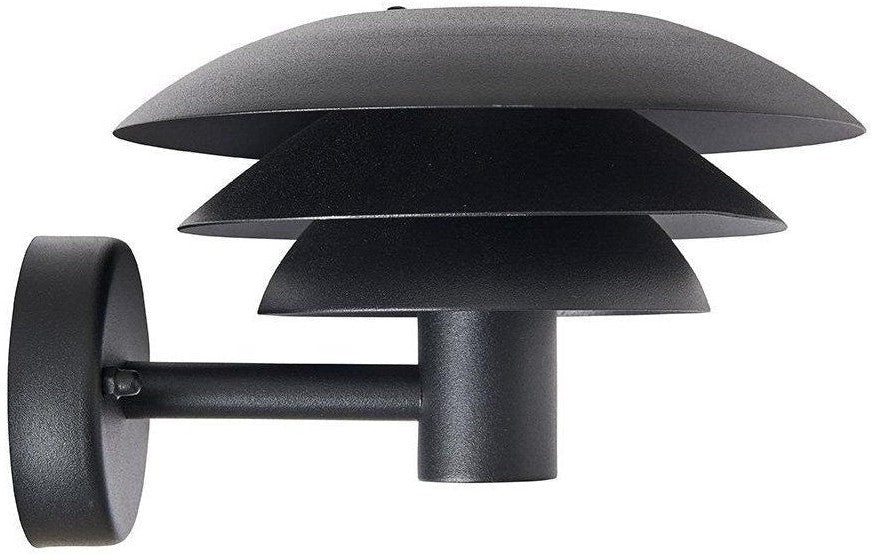 [product_category]-Dyberg Larsen Dl20 Outdoor Wall Lamp, Matt Black-Dyberg Larsen-5704709010203-1020-DYB-1