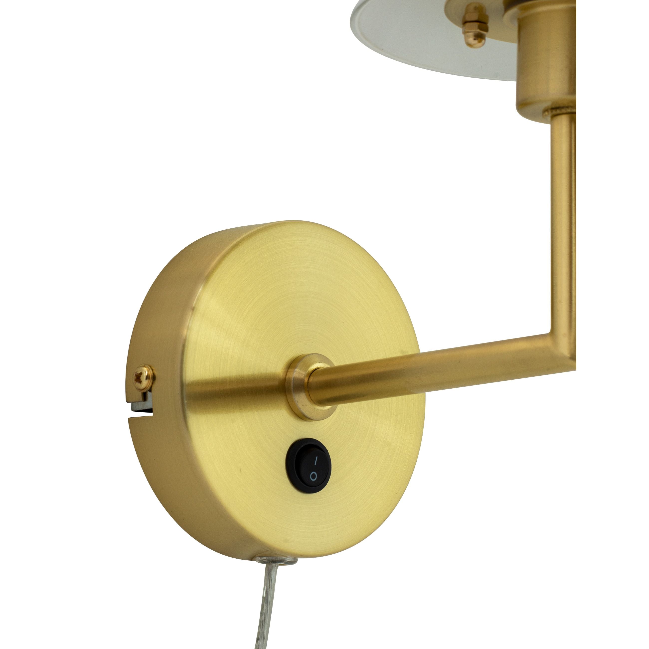 [product_category]-Dyberg Larsen Dl20 Wall Lamp, Brass/Opal-Dyberg Larsen-5704709082095-8209-DYB-7