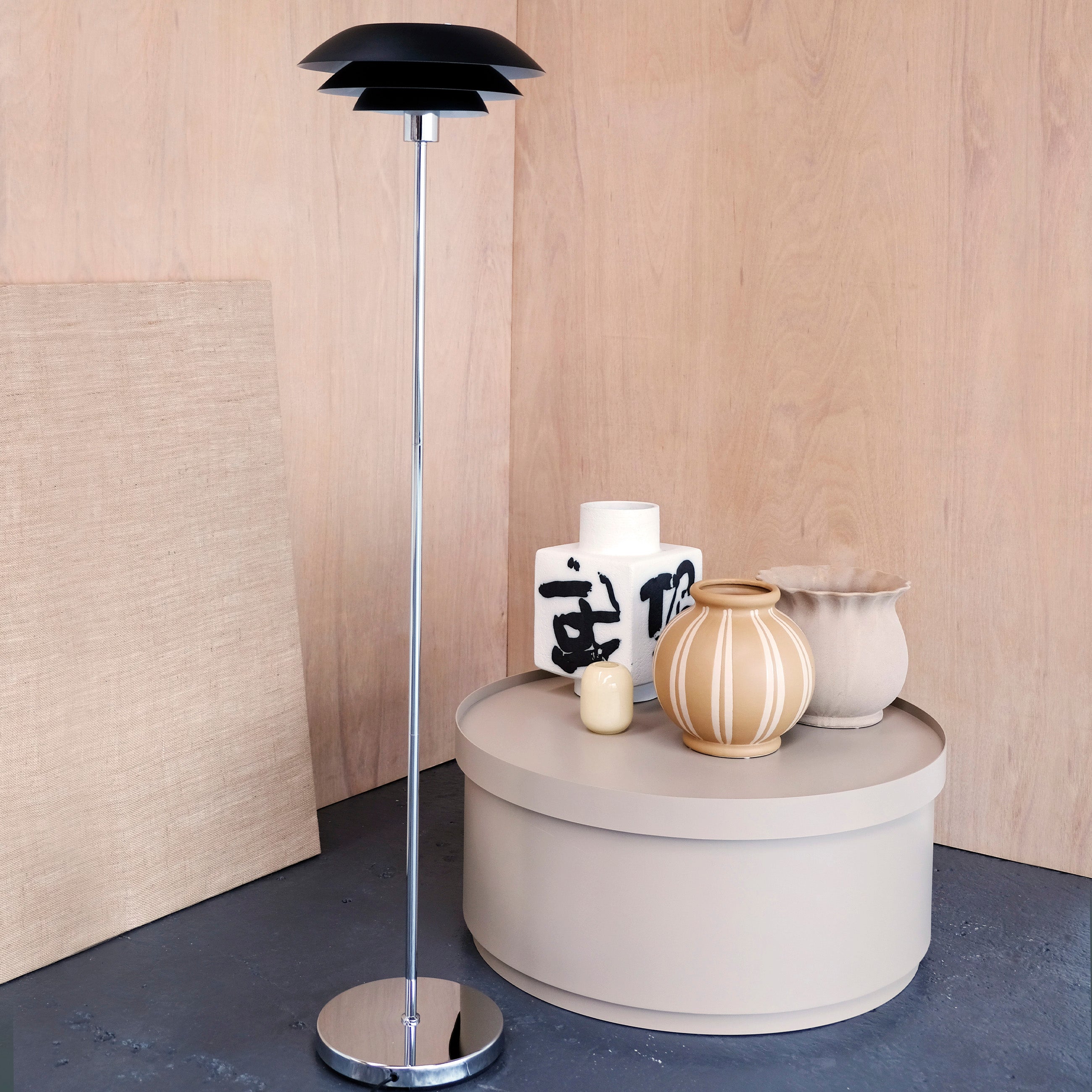 [product_category]-Dyberg Larsen Dl31 Floor Lamp Matt Black, ø31-Dyberg Larsen-5704709080756-8075-DYB-4