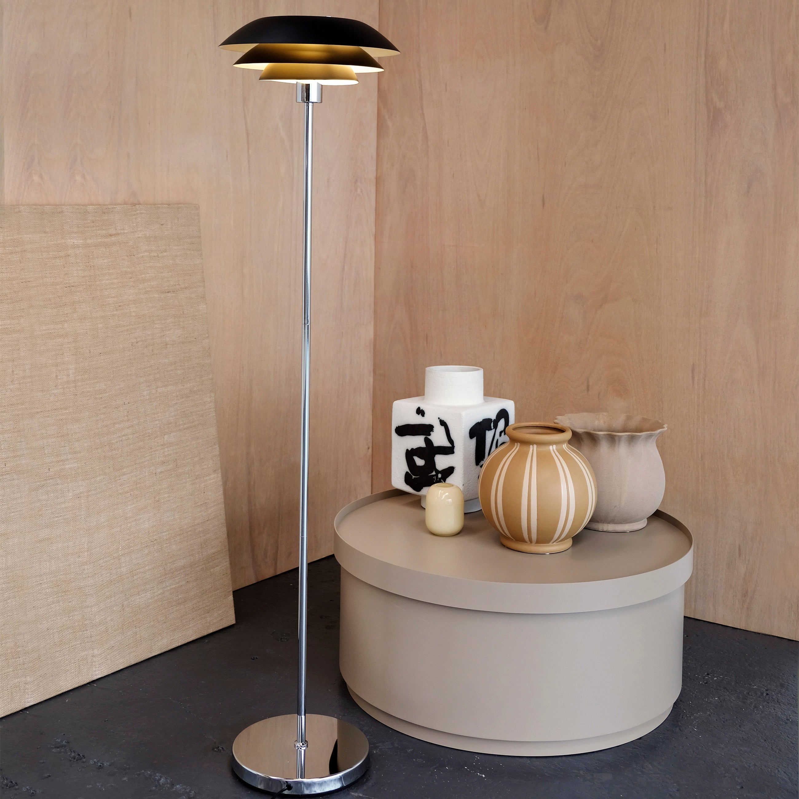 [product_category]-Dyberg Larsen Dl31 Floor Lamp Matt Black, ø31-Dyberg Larsen-5704709080756-8075-DYB-5