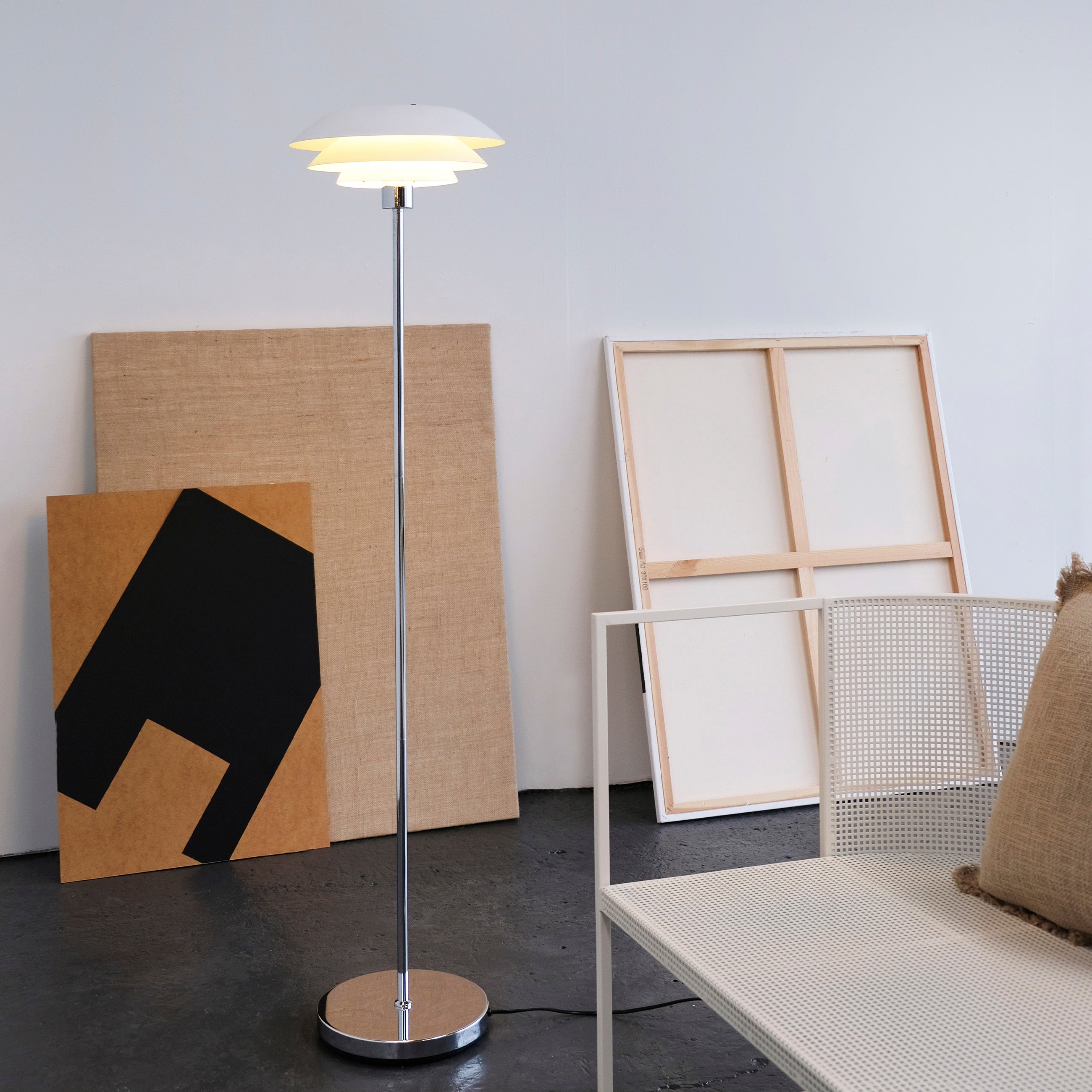[product_category]-Dyberg Larsen Dl31 Floor Lamp Matt White, ø31-Dyberg Larsen-5704709080749-8074-DYB-3