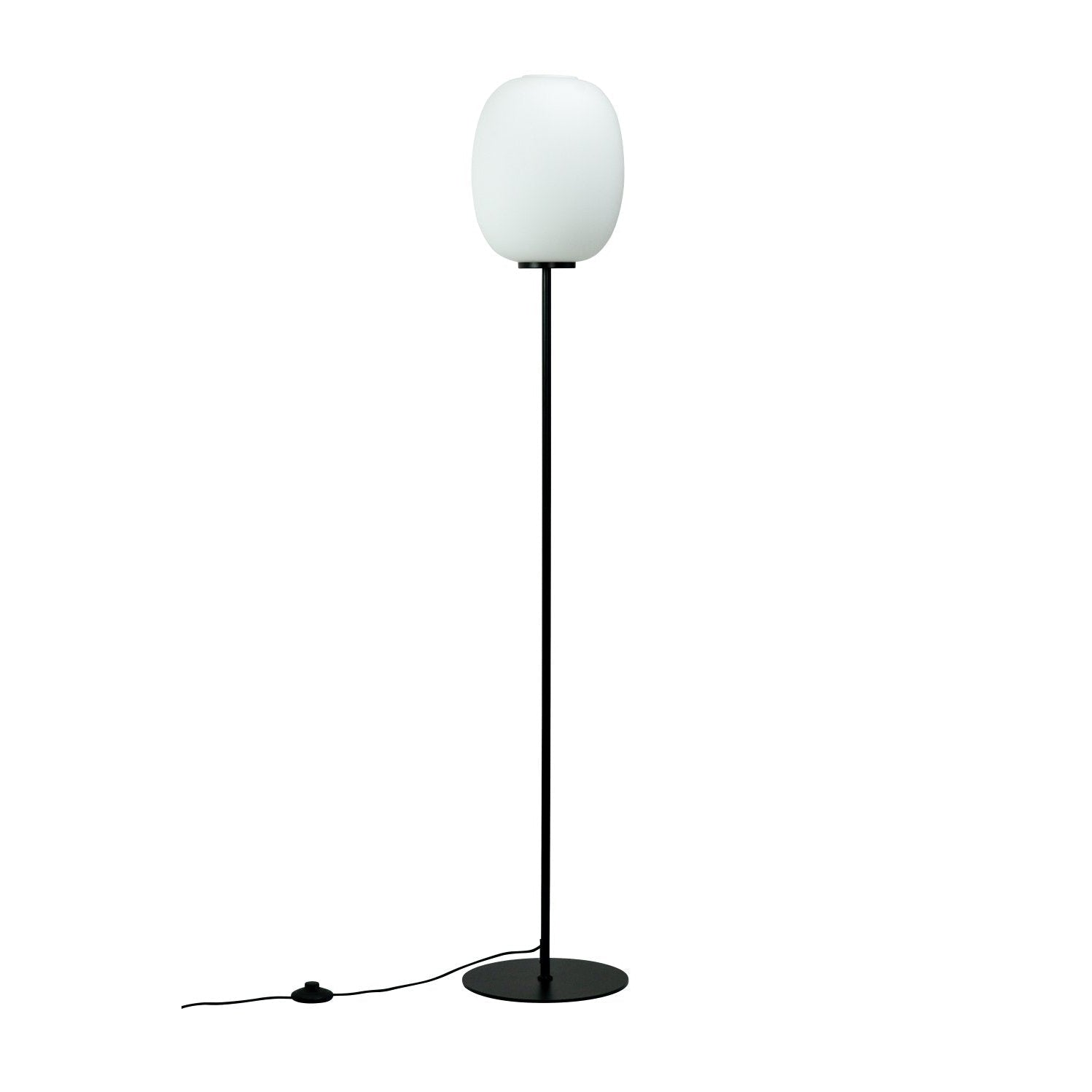 [product_category]-Dyberg Larsen Dl39 Floor Lamp, Opal/Black-Dyberg Larsen-5704709080961-8096-DYB-1
