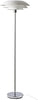 Dyberg Larsen Dl45 Floor Lamp W. Chrome Foot, Matt White