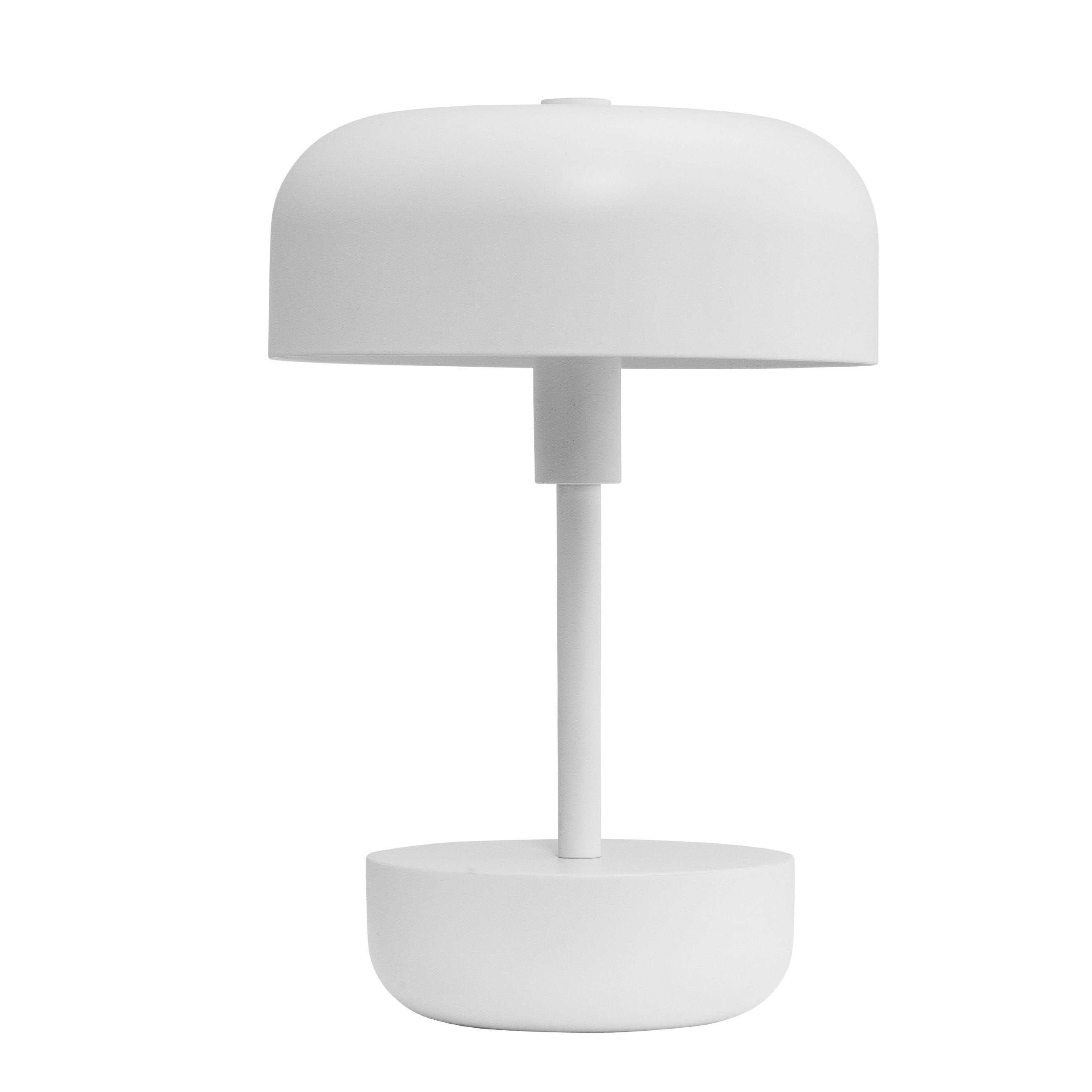 [product_category]-Dyberg Larsen Haipot Rechargeable Table Lamp, White-Dyberg Larsen-5704709072010-7201-DYB-1