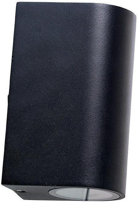 [product_category]-Dyberg Larsen Læsø 2 Outdoor Wandleuchte, Matt Schwarz-Dyberg Larsen-1001-DYB-1