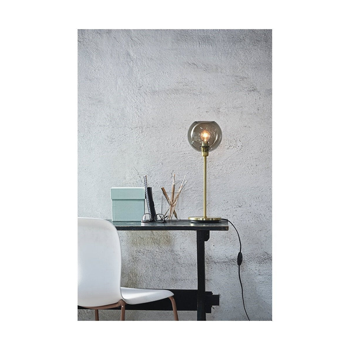 [product_category]-Dyberg Larsen Moon Table Lamp Smoked Glass, ø20-Dyberg Larsen-5704709080923-8092-DYB-2
