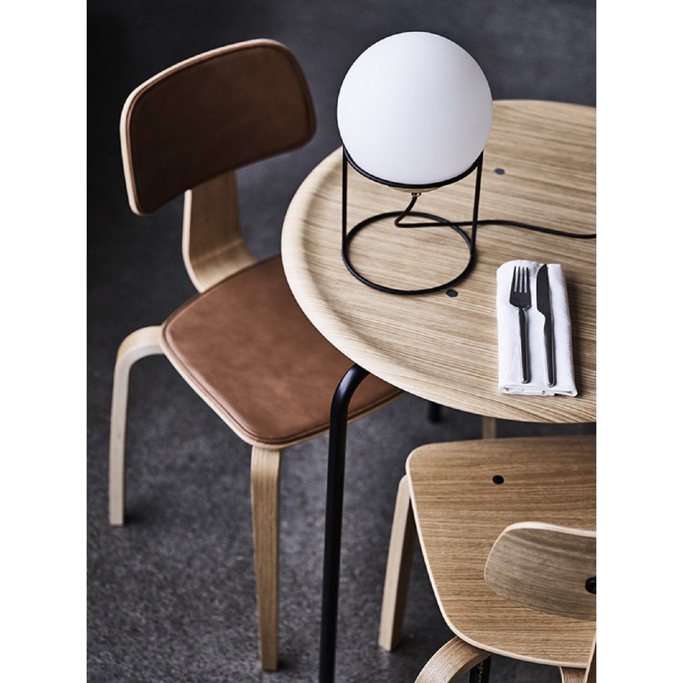 [product_category]-Dyberg Larsen Moon Table Lamp Smoked Glass, ø20-Dyberg Larsen-5704709080923-8092-DYB-3