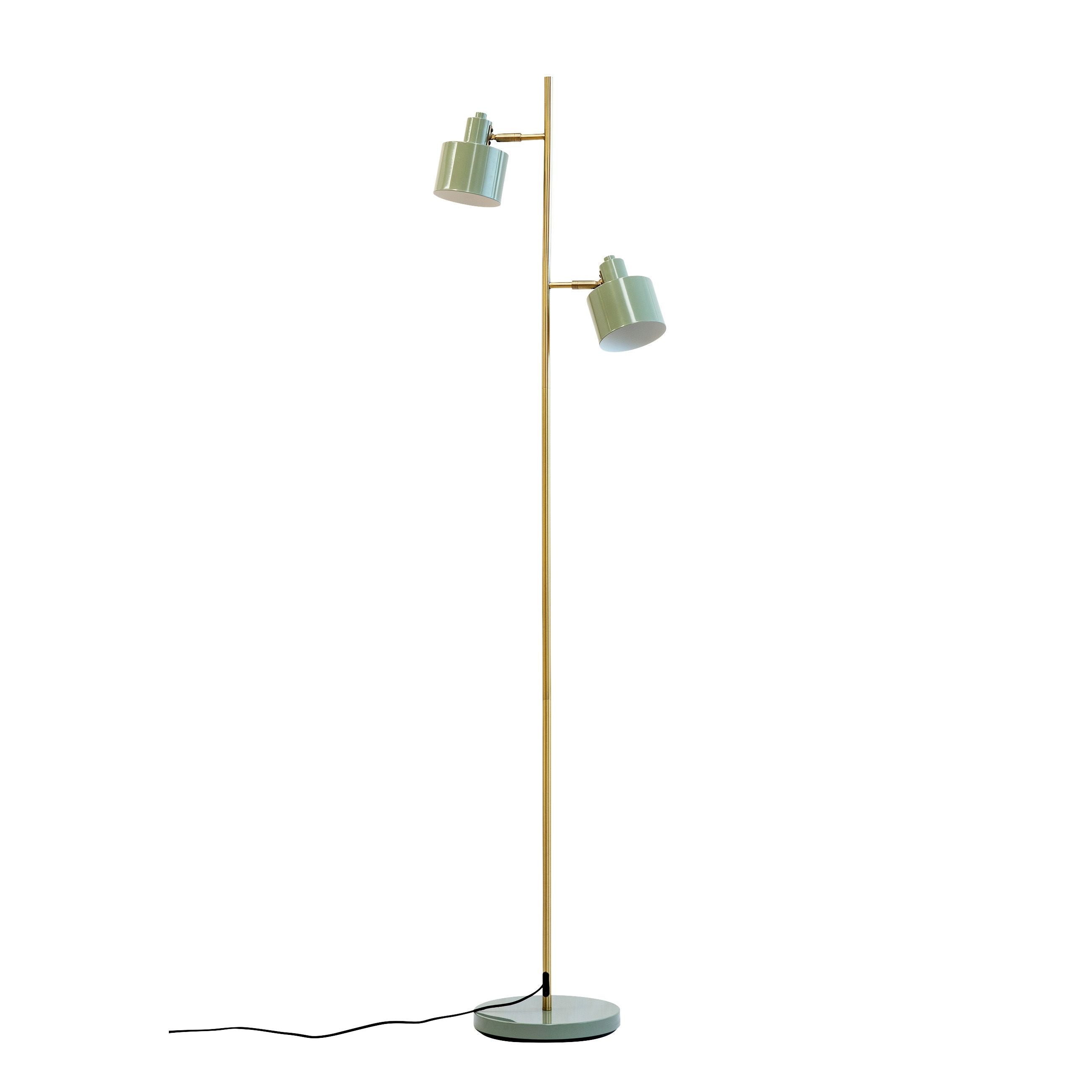 [product_category]-Dyberg Larsen Ocean Floor Lamp, Olive/Brass-Dyberg Larsen-5704709071389-7138-DYB-1