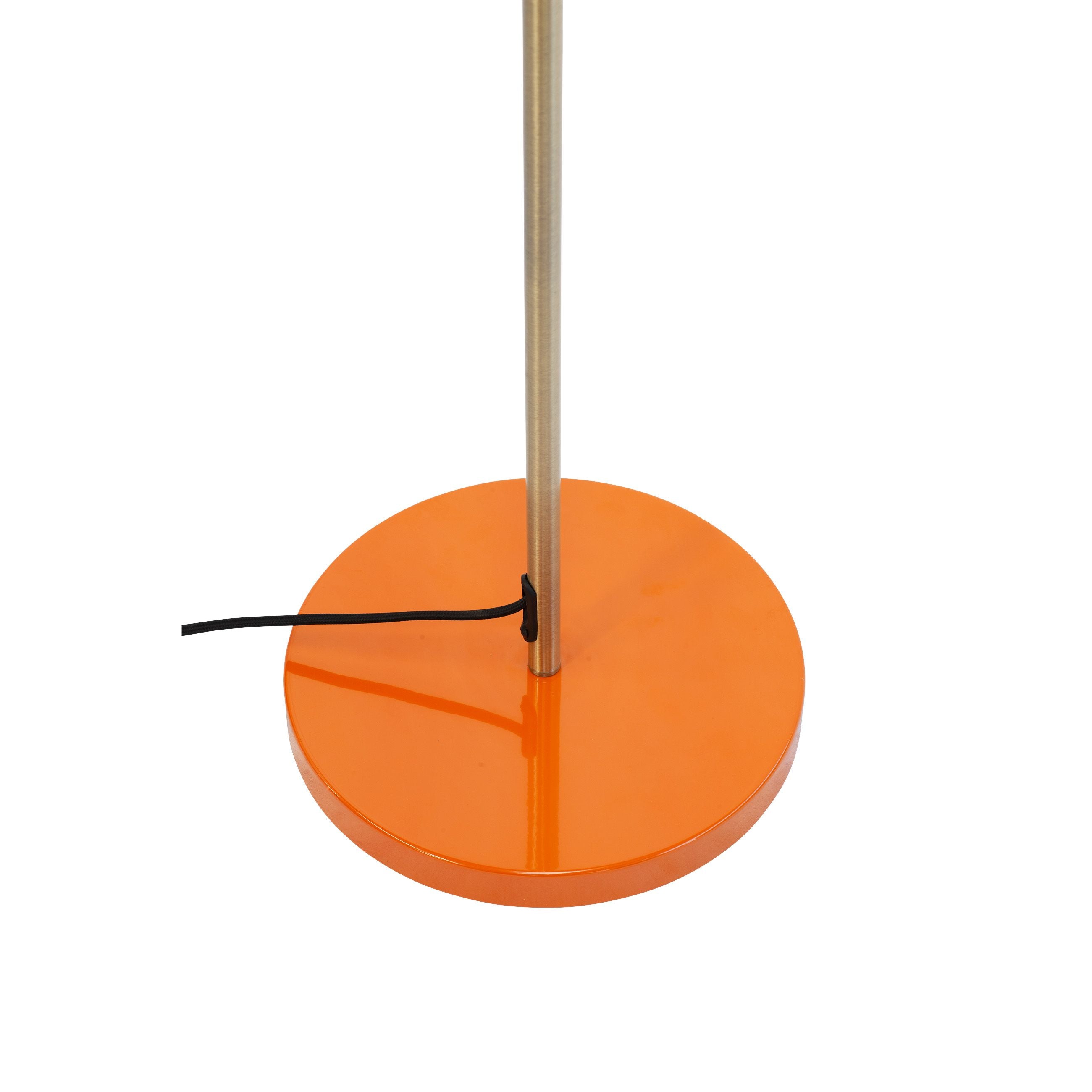 [product_category]-Dyberg Larsen Ocean Floor Lamp, Orange/Brass-Dyberg Larsen-5704709071372-7137-DYB-5
