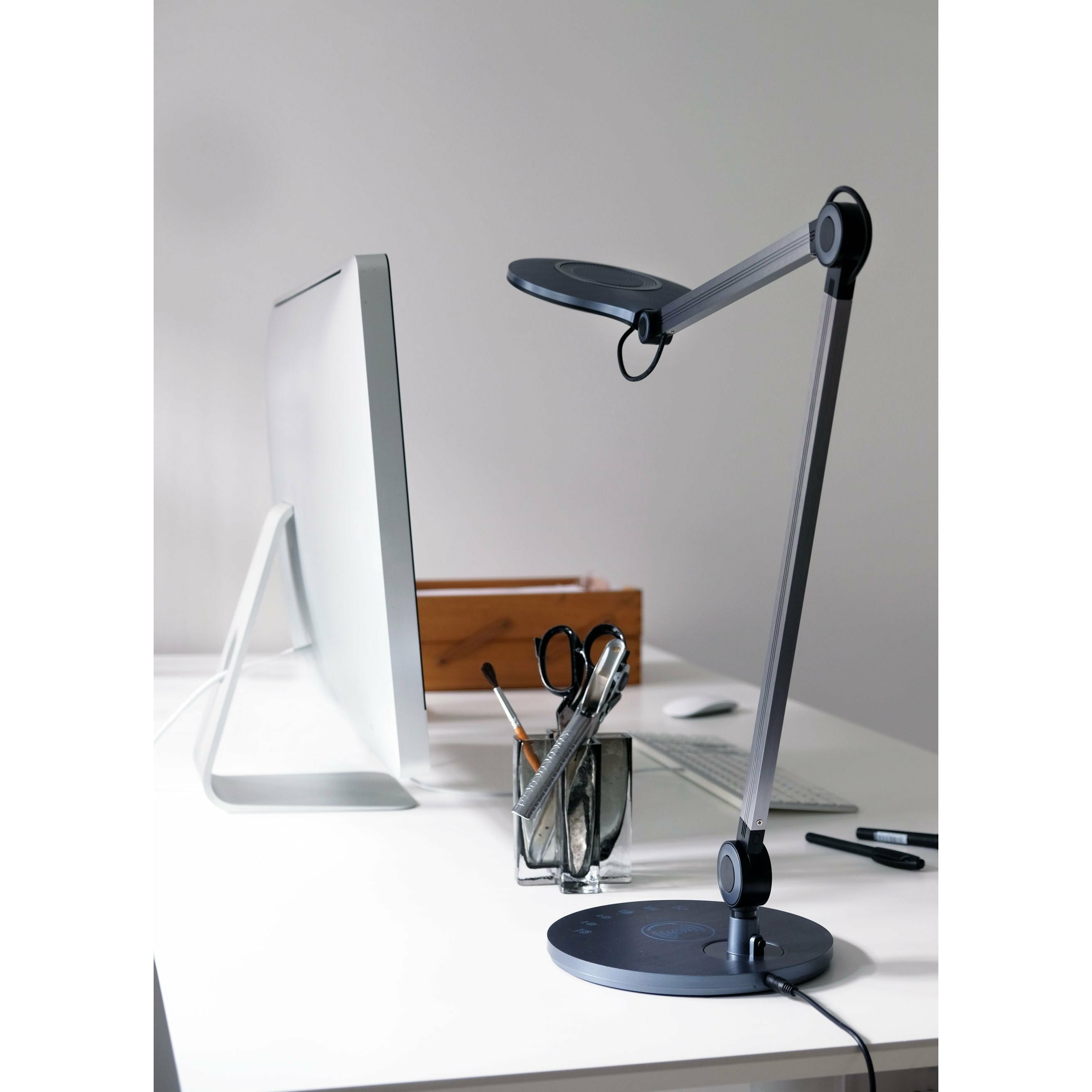 [product_category]-Dyberg Larsen Office Table Lamp, White-Dyberg Larsen-5704709072102-7210-DYB-8