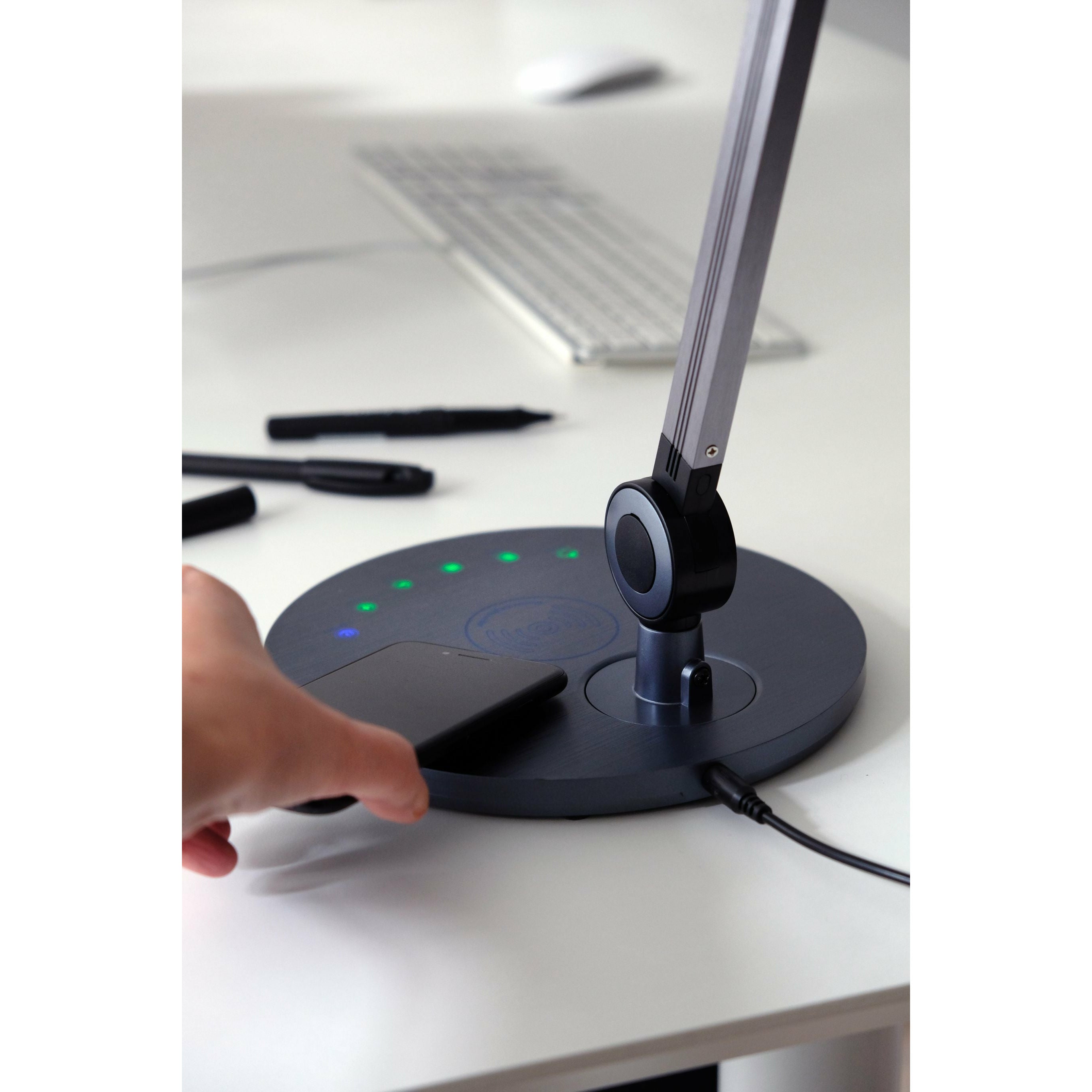 [product_category]-Dyberg Larsen Office Table Lamp, White-Dyberg Larsen-5704709072102-7210-DYB-9