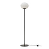 Dyberg Larsen Princess Floor Lamp, Opal/Black