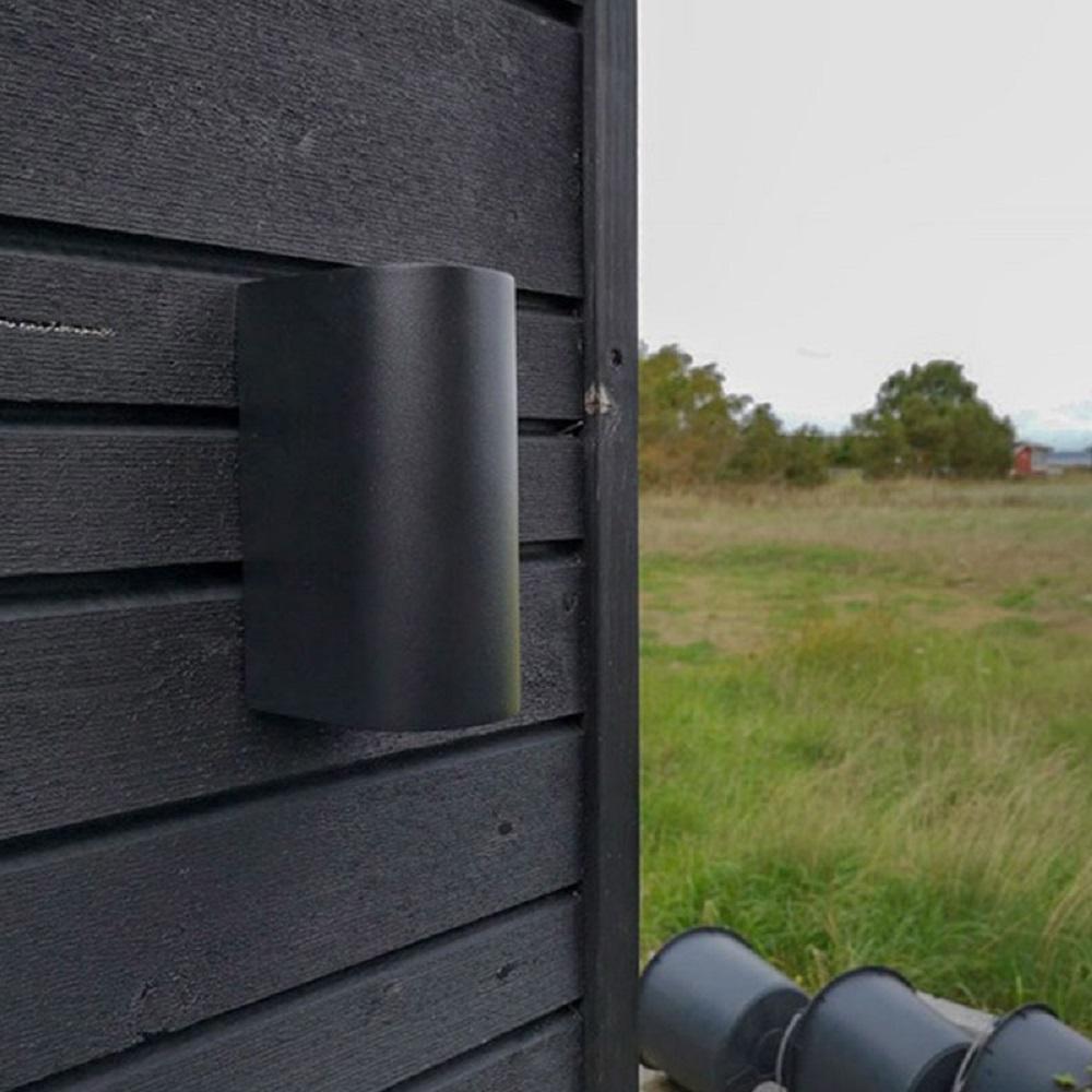 [product_category]-Dyberg Larsen Stege 2 Outdoor Wall Lamp, Matt Black-Dyberg Larsen-5704709010050-1005-DYB-3