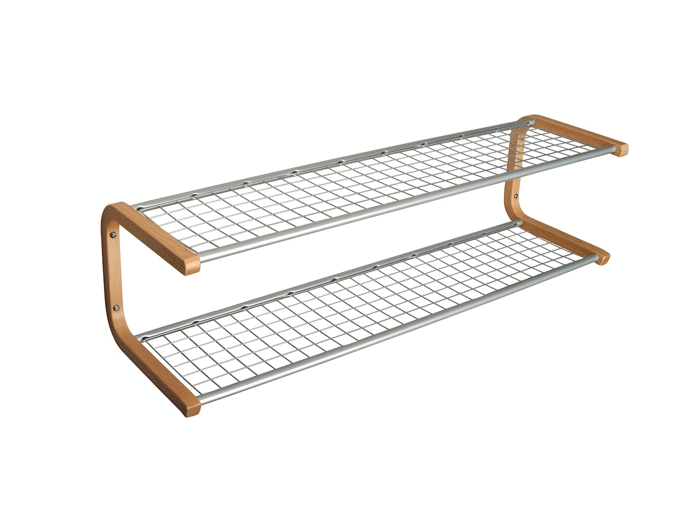 [product_category]-Essem Design Anna Shoe Rack Beech 100 Cm, Grey-Essem Design-7392157006919-529SD-100 G/B-ESS-1
