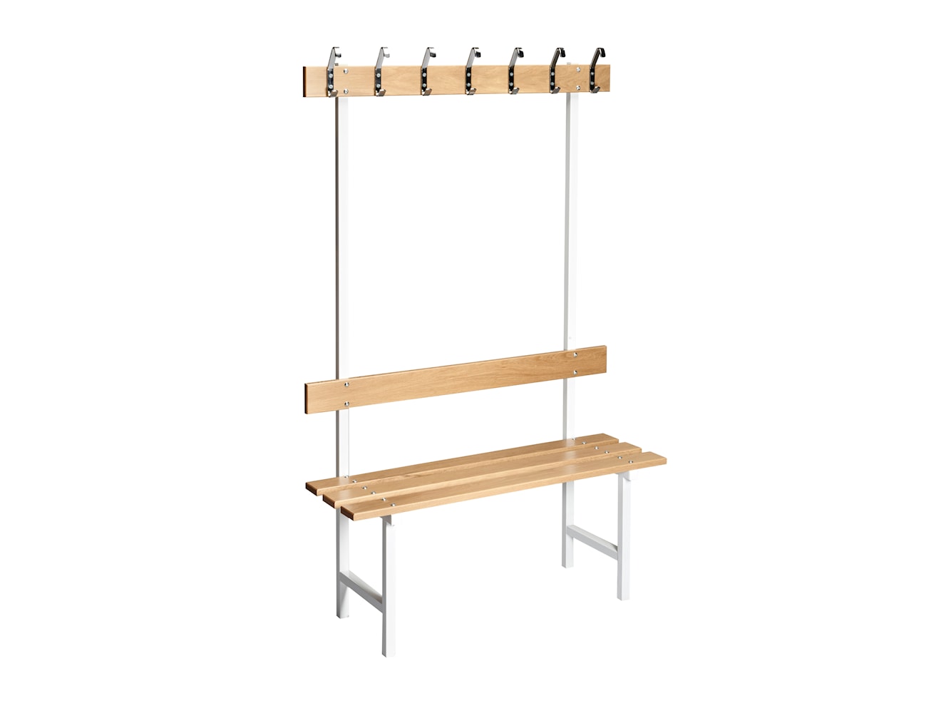 [product_category]-Essem Design Bench 70 Oak/Aluminium 60 Cm, White-Essem Design-7392157027966-4070-060 EK/V-ESS-1