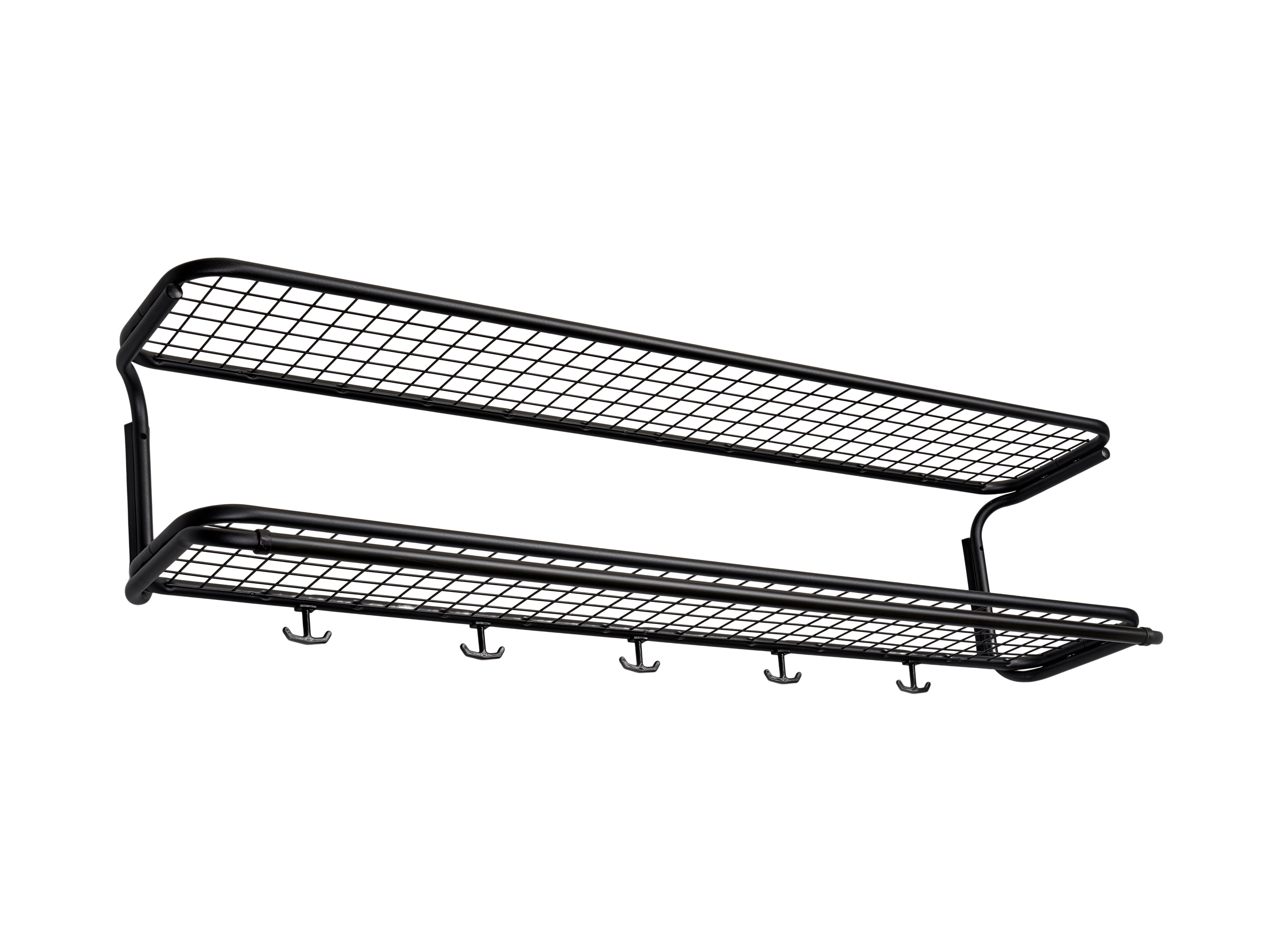 [product_category]-Essem Design Classic Hat Shelf 120 Cm, Black-Essem Design-7392157006688-650-120 ST/ST-ESS-1