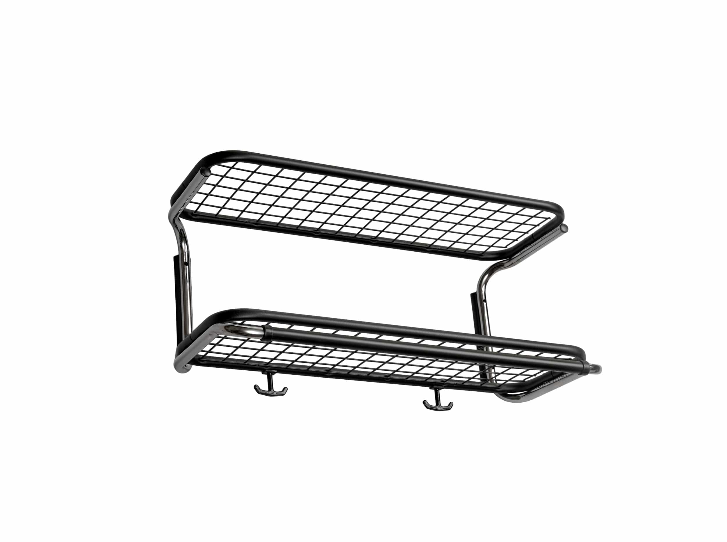 [product_category]-Essem Design Classic Hat Shelf 50 Cm, Black/Chrome-Essem Design-7392157008262-650-50 ST/K-ESS-1