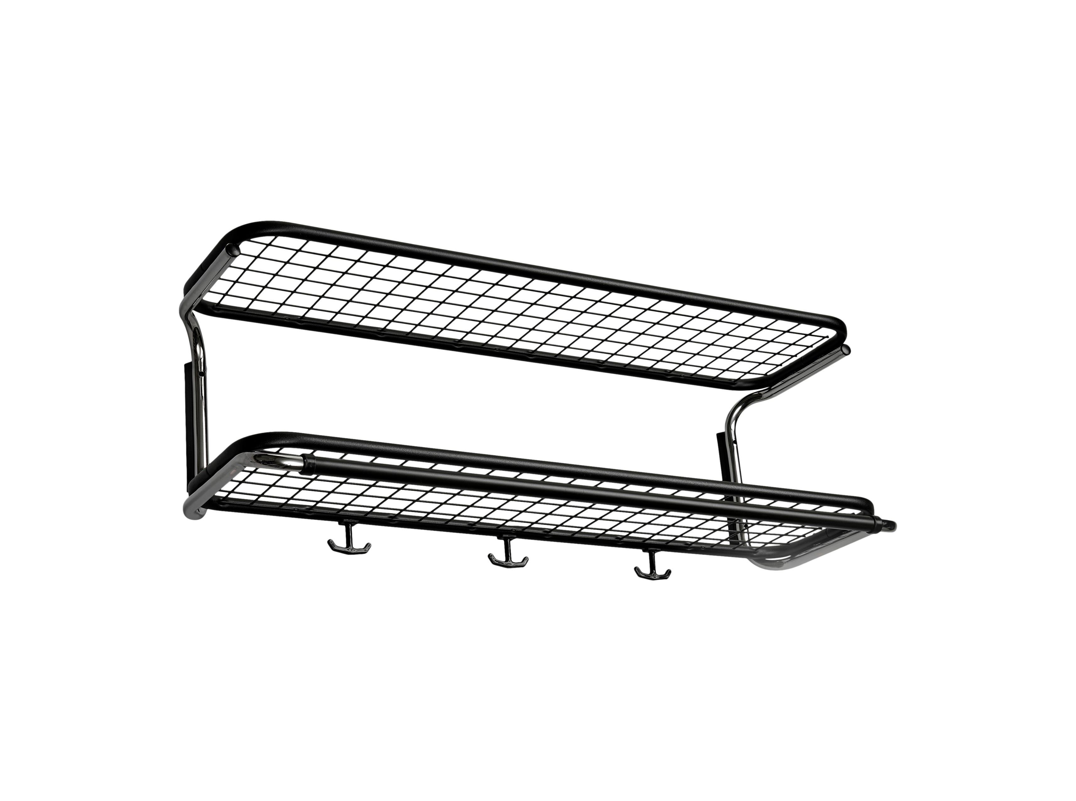 [product_category]-Essem Design Classic Hat Shelf 70 Cm, Black/Chrome-Essem Design-7392157008347-650-70 ST/K-ESS-1