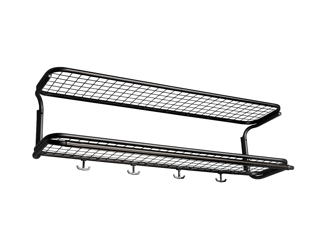 [product_category]-Essem Design Classic Hat Shelf 90 Cm, Black-Essem Design-7392157008439-650-90 ST/ST-ESS-1