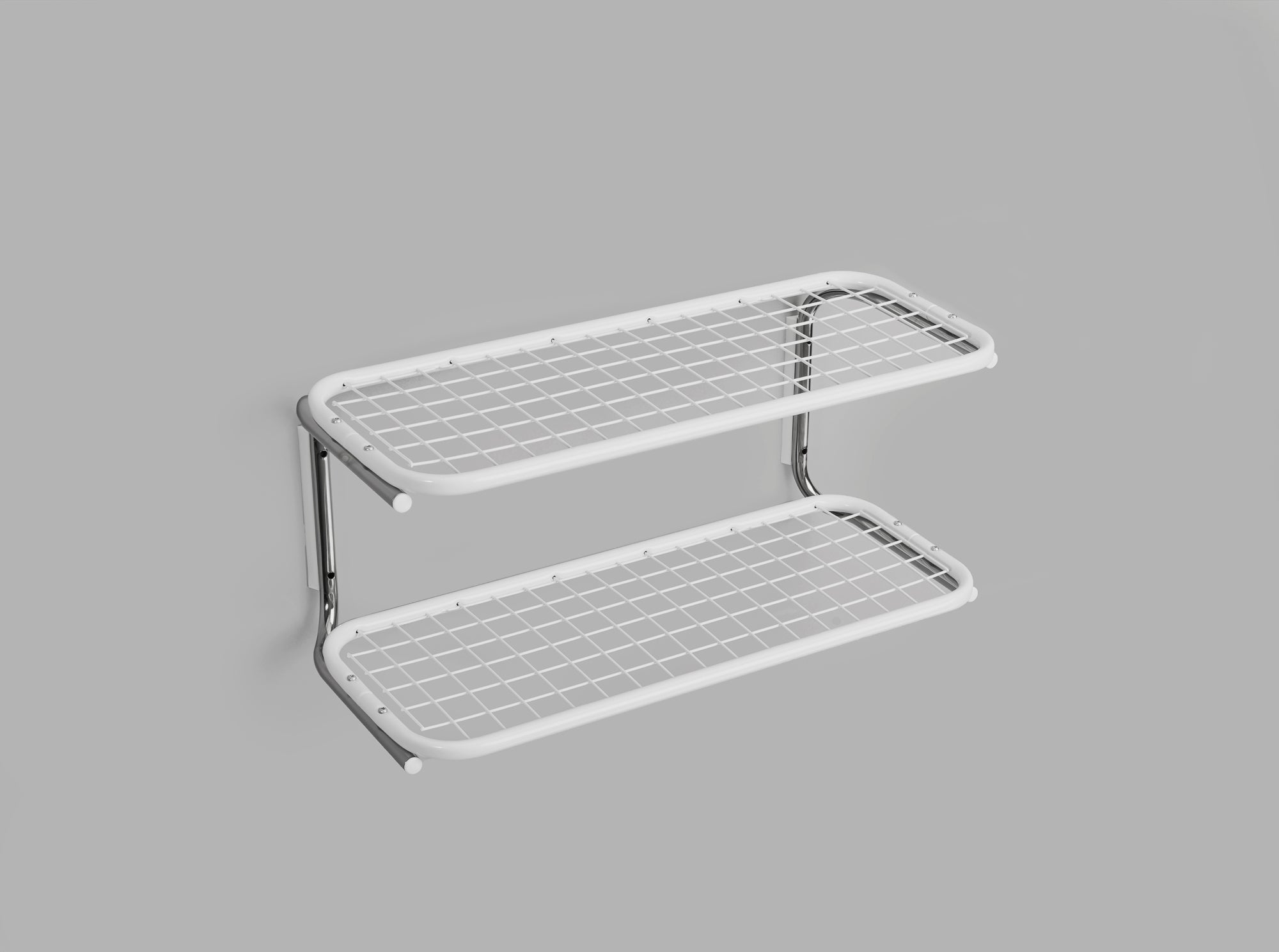 [product_category]-Essem Design Classic Shoe Rack 50 Cm, White/Chrome-Essem Design-7392157862055-650S-50 V/K-ESS-1